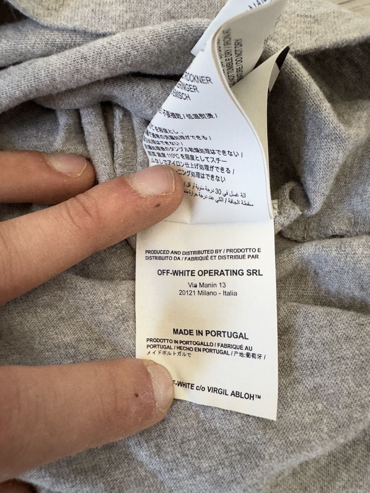 Off-White OFF-WHITE Long Sleeved Tee Size US S / EU 44-46 / 1 - 5 Thumbnail