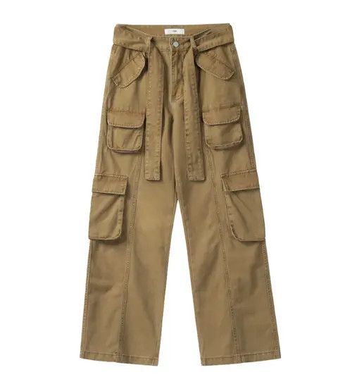 image of Vintage Multi Pocket Military Utility Cargo Pants - Bundle Price in Beige, Men's (Size 31)