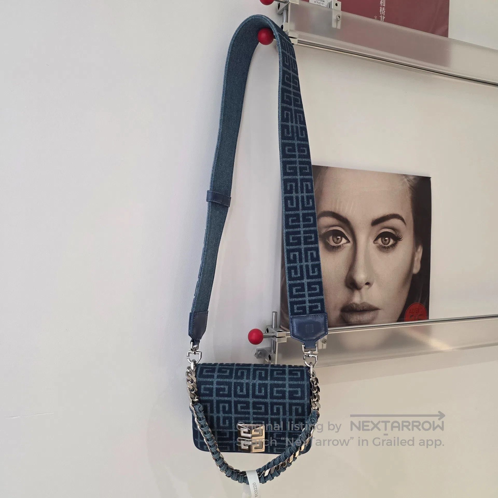 Givenchy Givenchy 4G Tannin-embossed Single Shoulder Bag with Jeans Size ONE SIZE - 1 Thumbnail