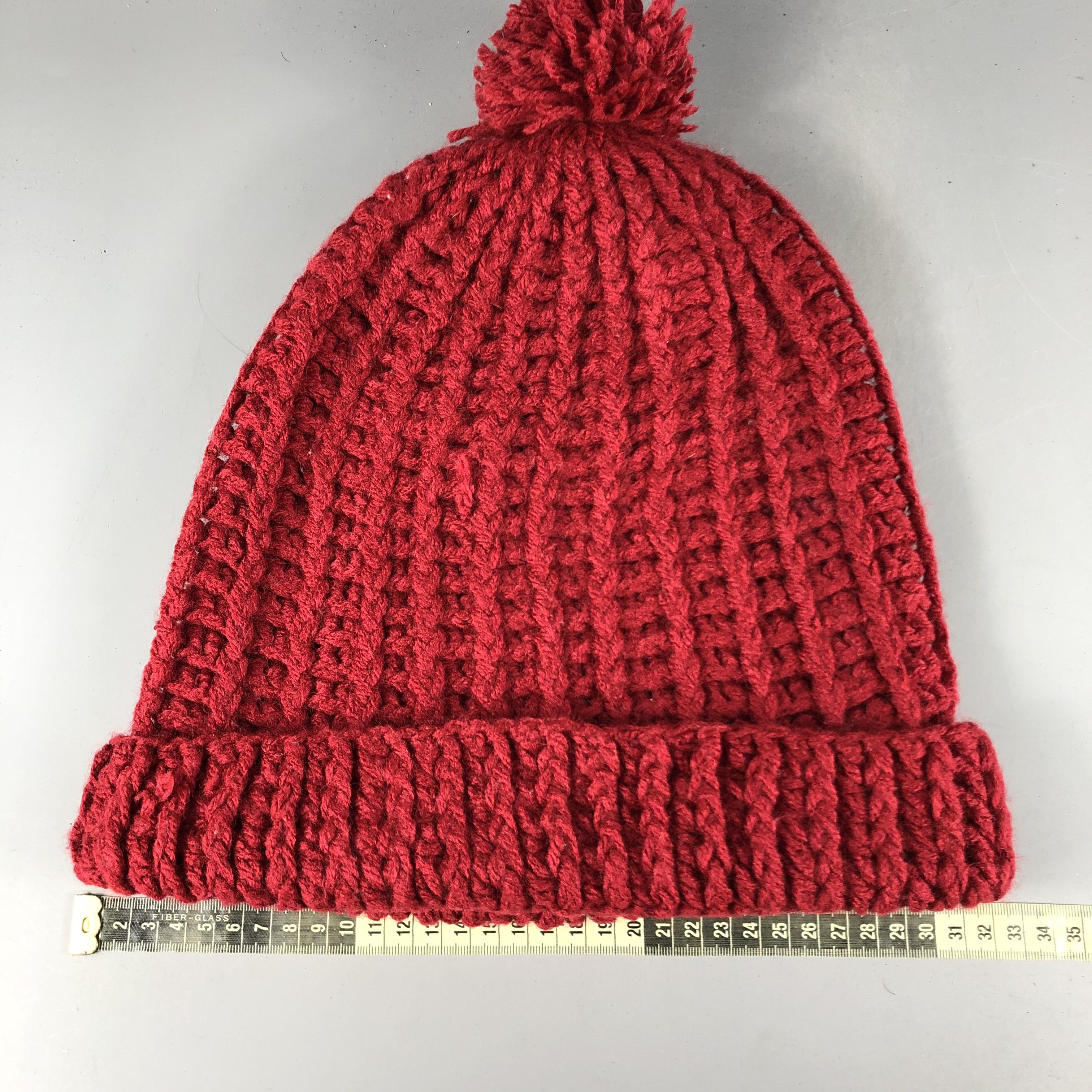 Japanese Brand × Vintage Japanese Brand Knit Slouchy Snow Hat Snow Cap -D901 Size ONE SIZE - 3 Thumbnail