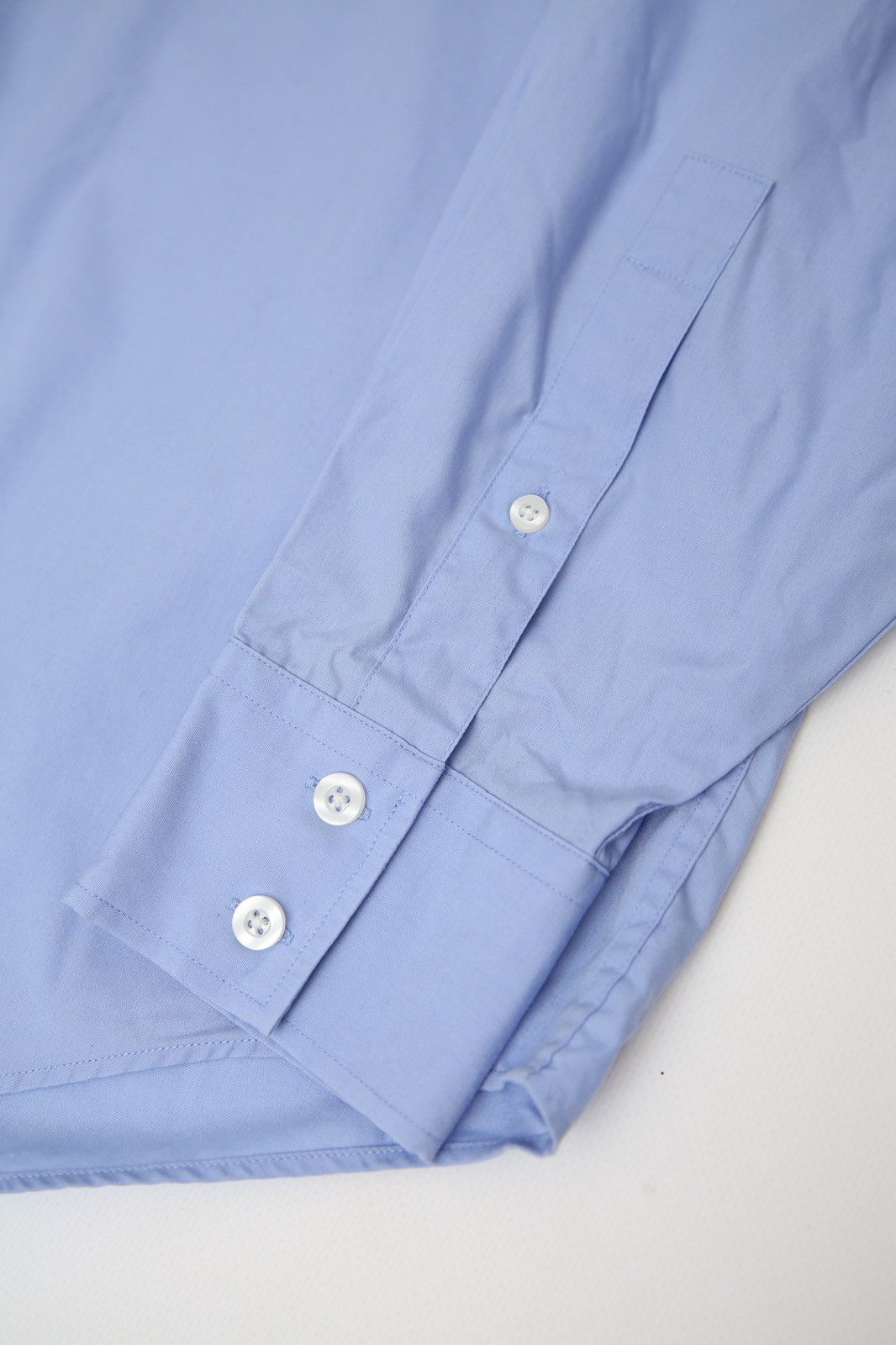 Vintage × Yves Saint Laurent Vintage Yves Saint Laurent Blue Shirt Small Logo Oldmoney Size US M / EU 48-50 / 2 - 4 Thumbnail