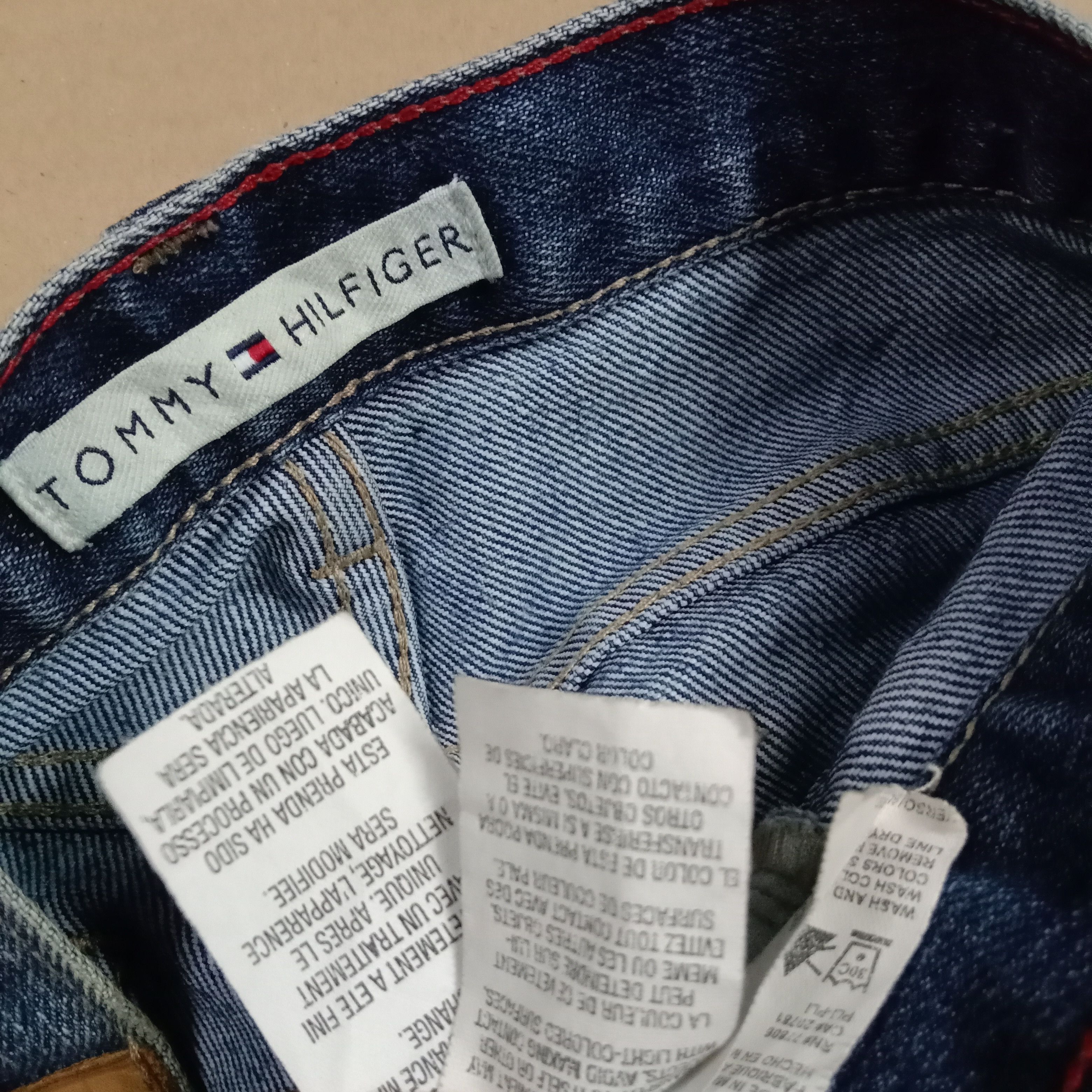 Tommy Hilfiger 🔥🔥Distressed Tommy Hilfiger Baggy Flared Pants Size US 32 / EU 48 - 7 Thumbnail