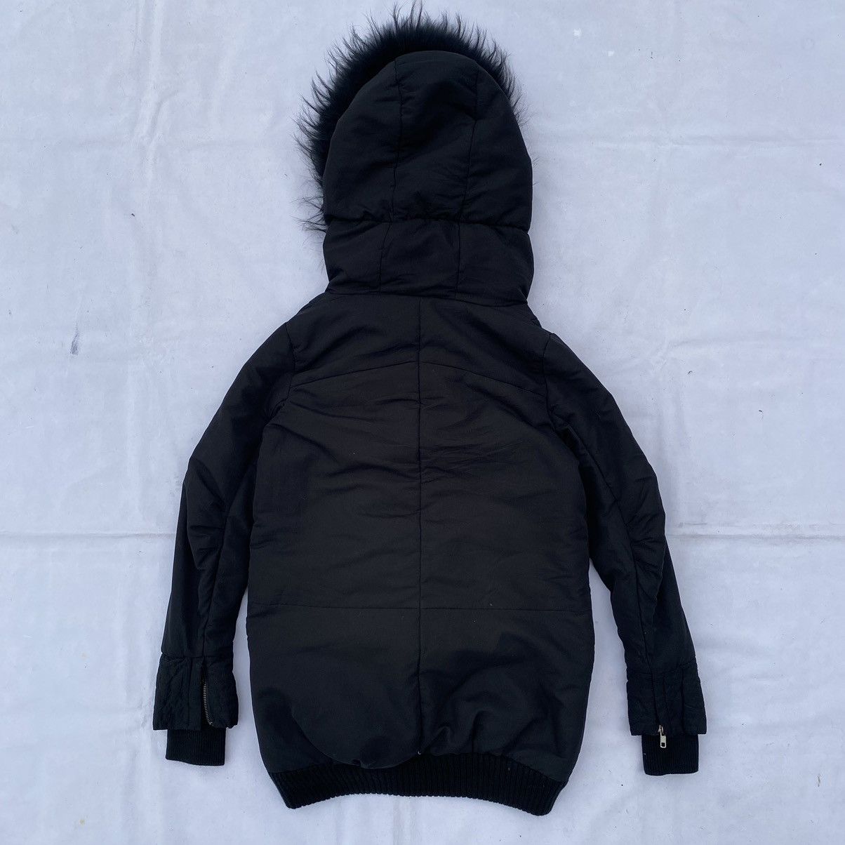 If Six Was Nine × Japanese Brand × Le Grande Bleu (L.G.B.) Egoist Black Fur Parka Hooded Jacket Size US M / EU 48-50 / 2 - 13 Thumbnail