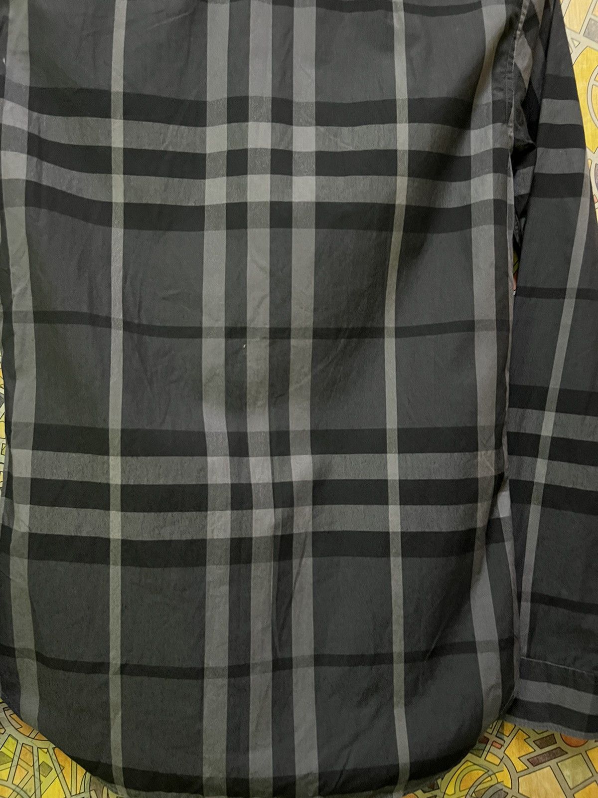 Burberry Burberry Somerton Long Sleeve Shirt Men's Small Size US S / EU 44-46 / 1 - 8 Thumbnail