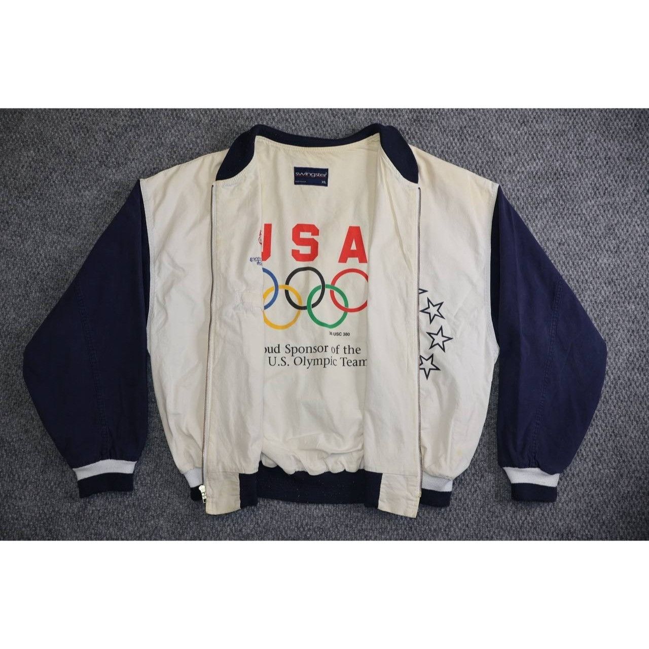 Swingster Vintage 1996 USA Olympic Swingster Jacket Size US XL / EU 56 / 4 - 4 Thumbnail