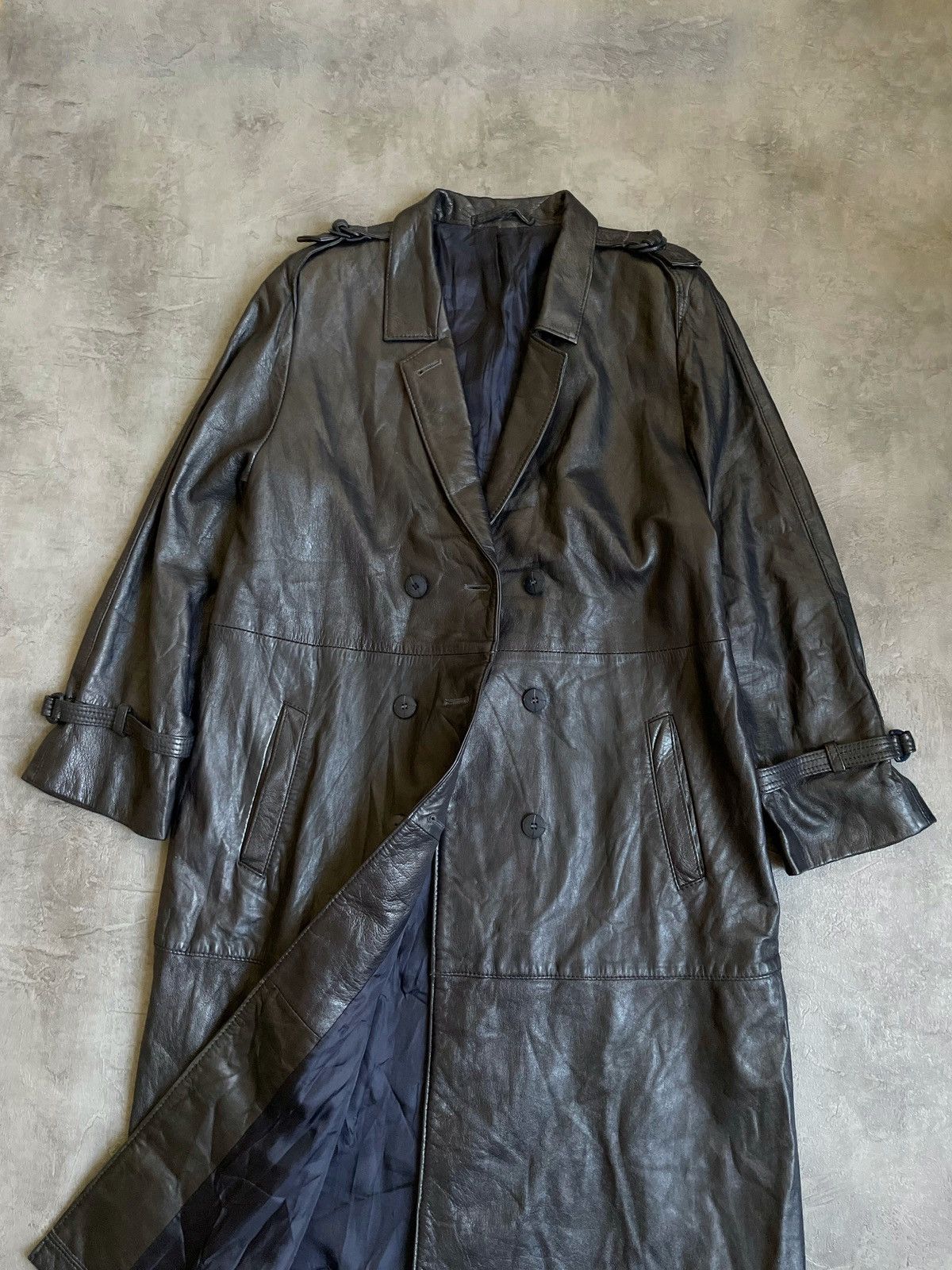 Vintage Vintage Creation Berolina Berlin Leather Jacket 90s Size L / US 10 / IT 46 - 7 Thumbnail