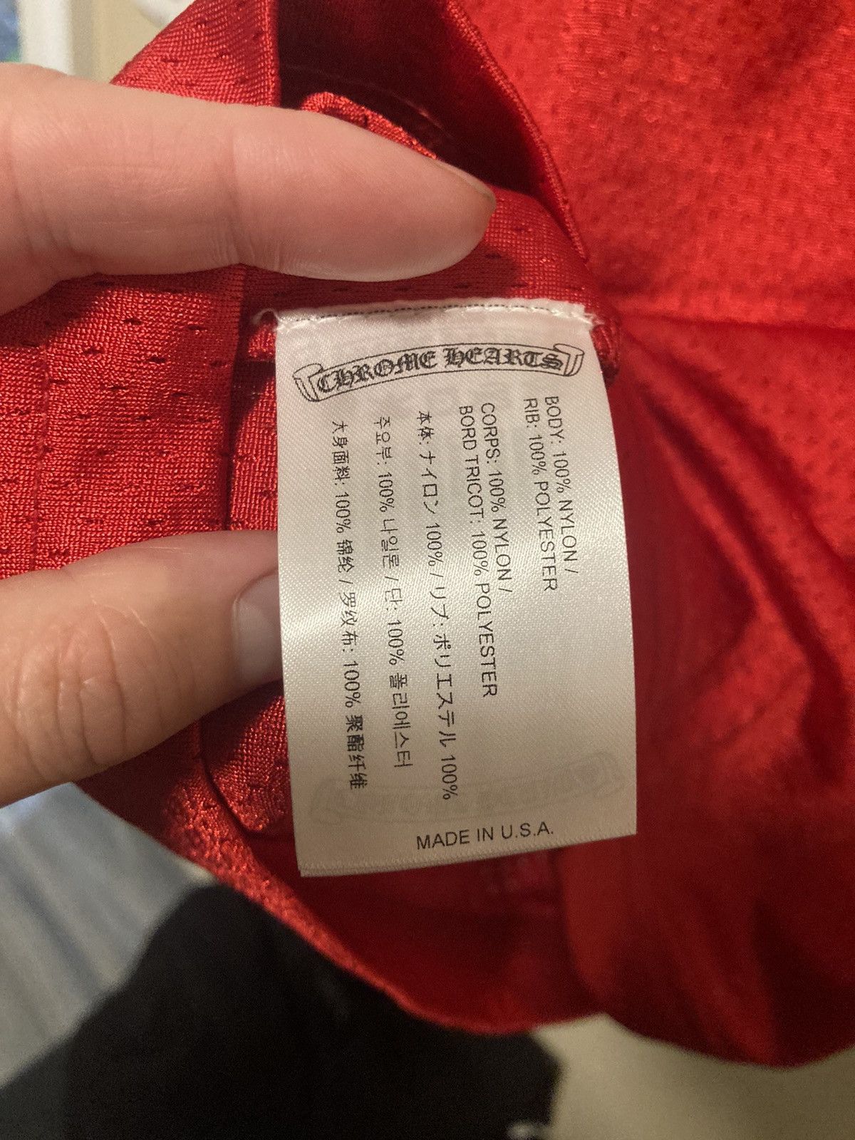 Chrome Hearts × Matty Boy Chrome hearts x matty boy stadium jersey size L red Size US L / EU 52-54 / 3 - 5 Thumbnail