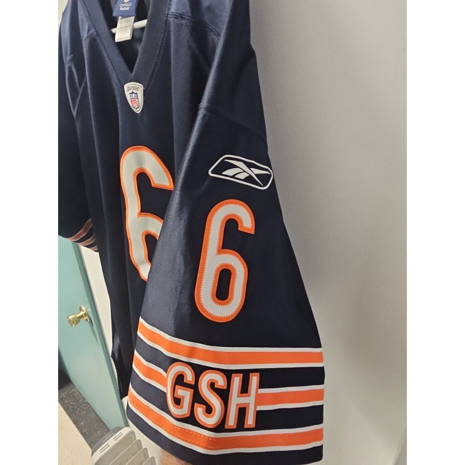 Reebok Chicago Bears Jersey XL +2L Blue Orange Reebok Jay Cutler #6 Size US XL / EU 56 / 4 - 4 Thumbnail