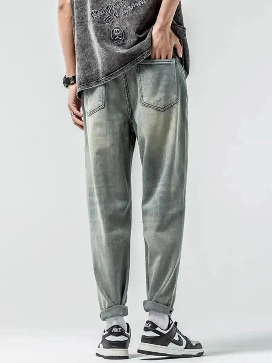 Japanese Brand Loose Embroidered Vintage Casual Jeans Size US 30 / EU 46 - 3 Thumbnail