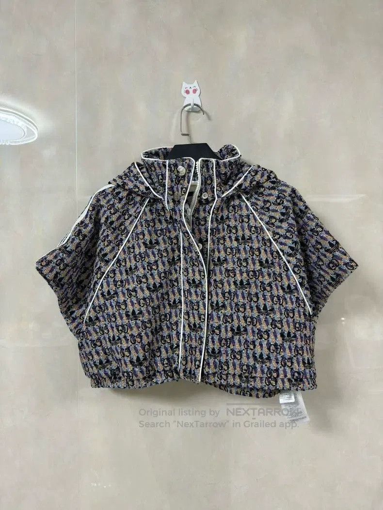 Gucci Gucci Co-branded full logo women's short hooded jacket Size M / US 6-8 / IT 42-44 - 1 Thumbnail