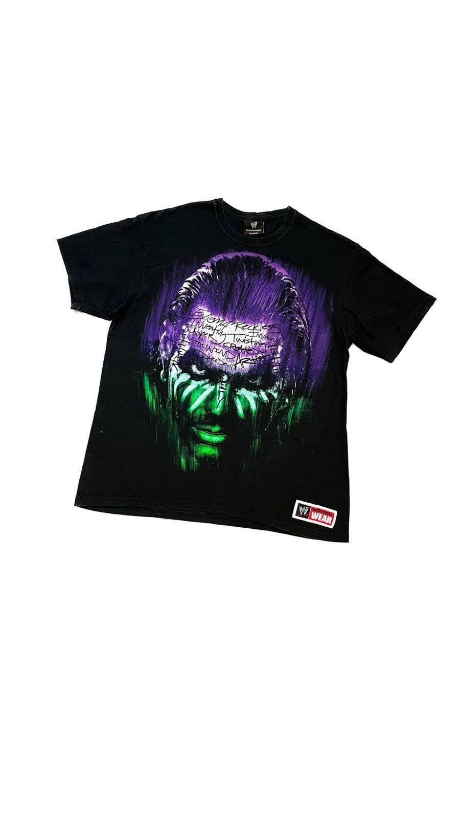 Vintage Wwe Jeff Hardy Immune To Fear Retro T Shirt Big Print Grailed 