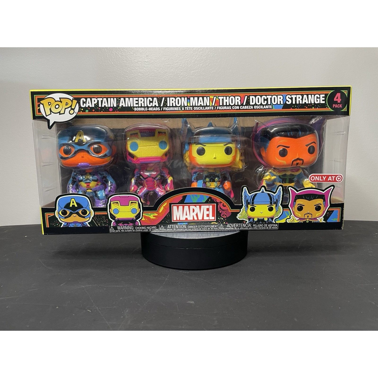 Marvel Comics Funko Captain America Iron Man Thor Doctor Strange 4-pack Size ONE SIZE - 1 Thumbnail