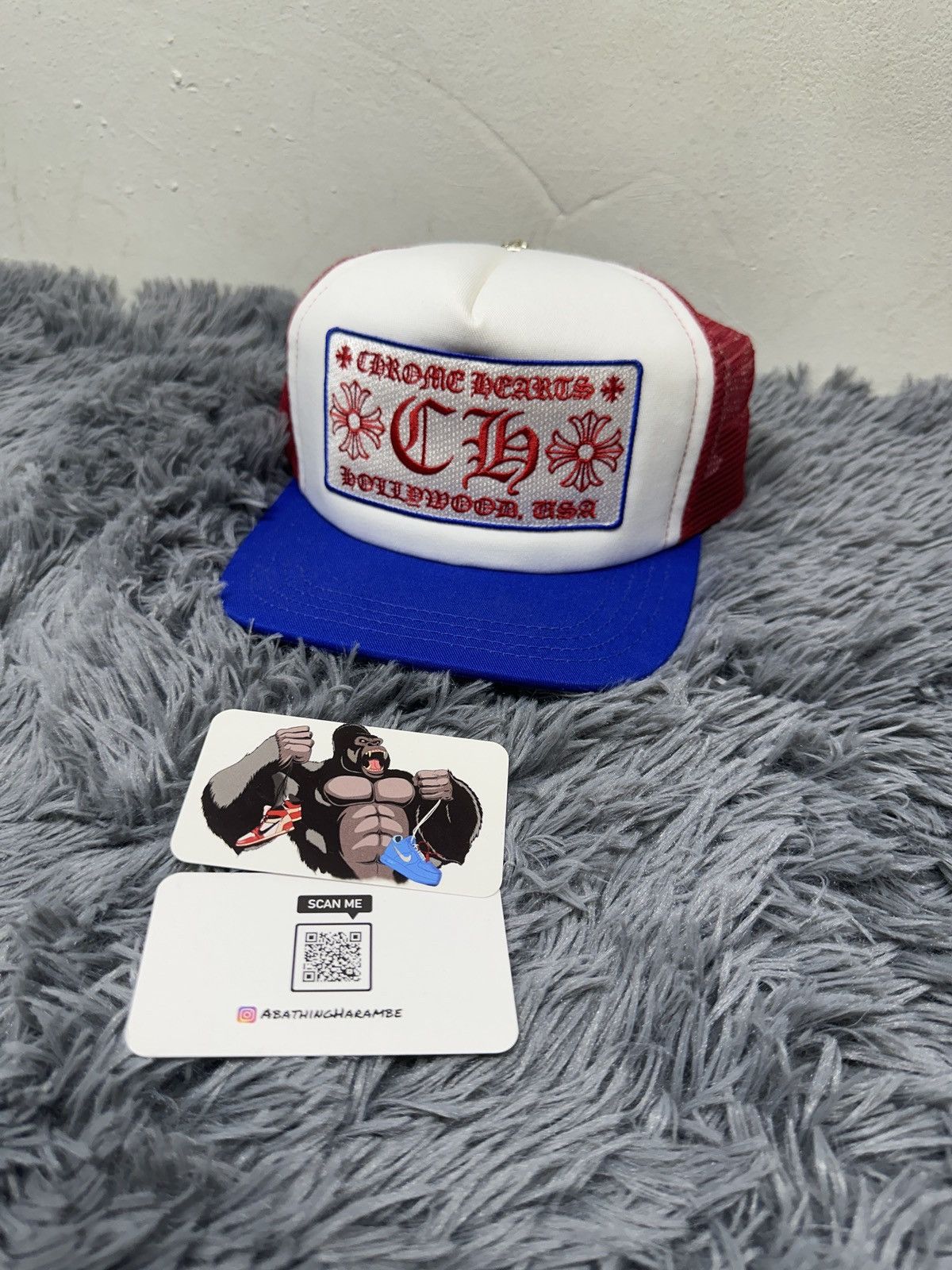 Chrome Hearts Chrome Hearts CH Hollywood USA Trucker Hat
