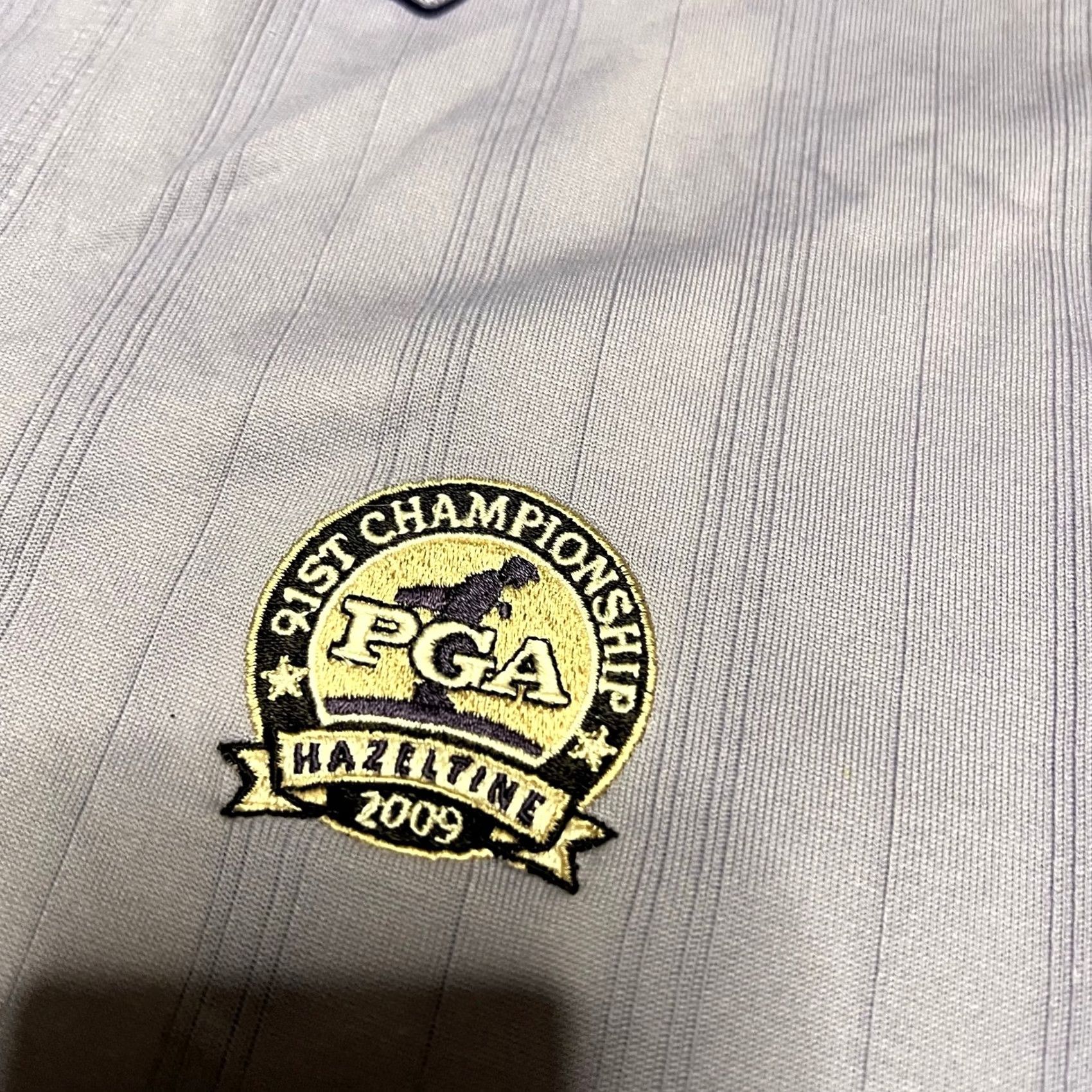Vintage Tiger Woods Polo Shirt Mens Small Purple Golf Performance PGA Hazeltine Size US S / EU 44-46 / 1 - 2 Thumbnail