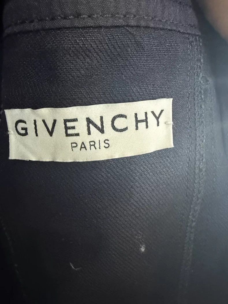Givenchy Givenchy Black back embroidery logo denim jacket Size US XL / EU 56 / 4 - 3 Thumbnail