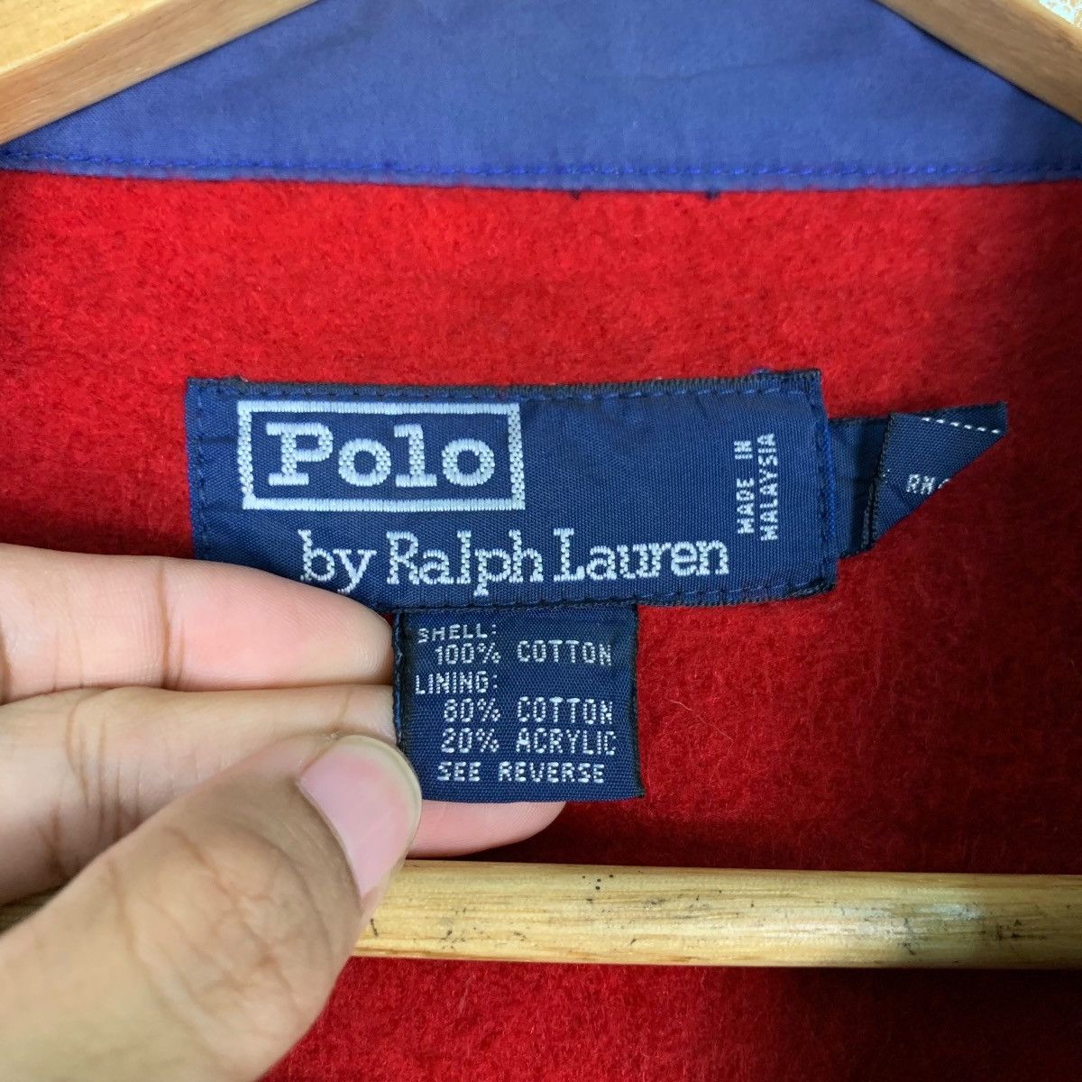 Polo Ralph Lauren POLO RALPH LAUREN Red Fleece Lined Blue Jacket #1124-C51 Size US XL / EU 56 / 4 - 15 Thumbnail