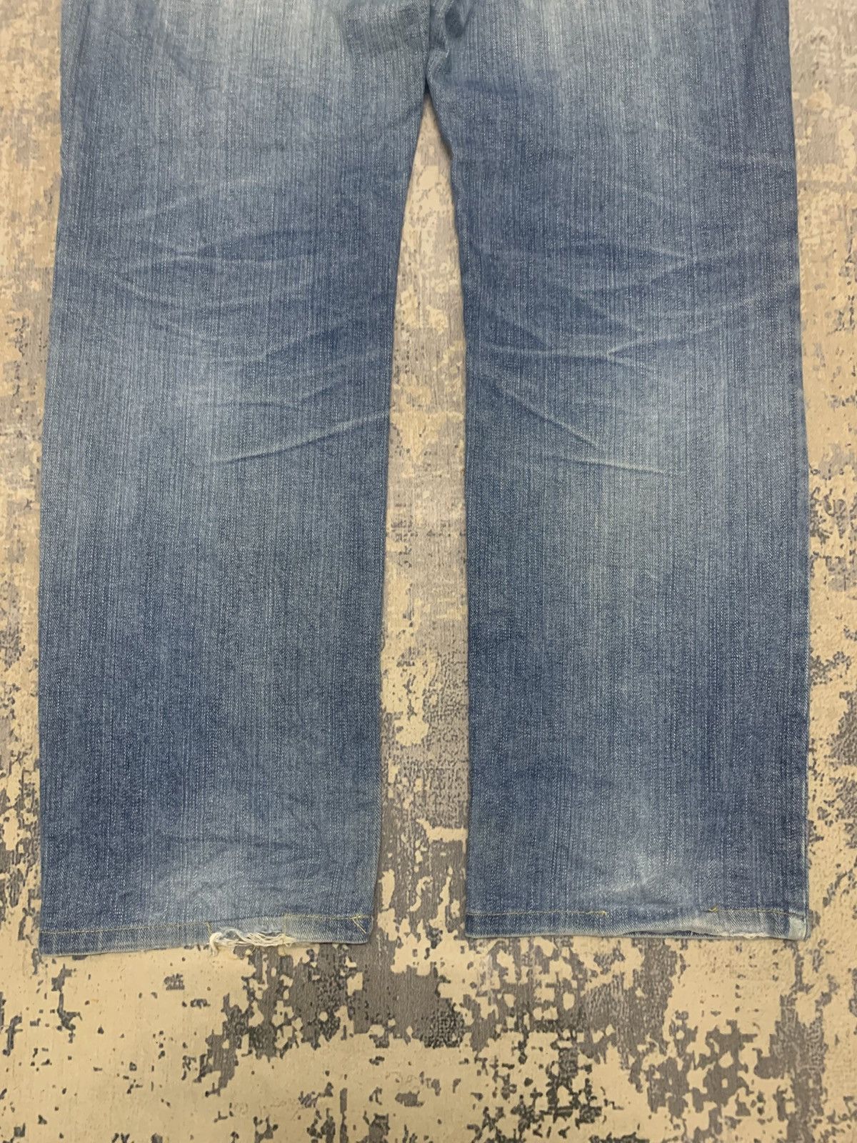 Edwin Vintage Edwin Japan Mud Wash Distressed Baggy Jeans Size US 35 - 9 Thumbnail