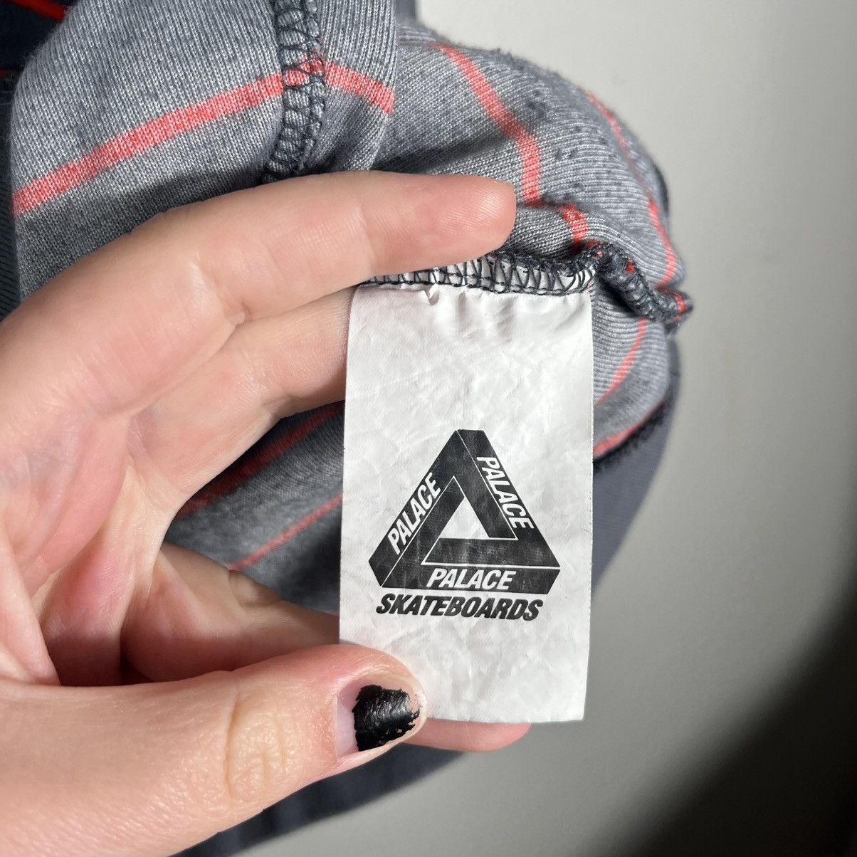 Palace Palace Skateboards Velour Bomber Gray Striped Velvet Jacket Size US L / EU 52-54 / 3 - 5 Thumbnail