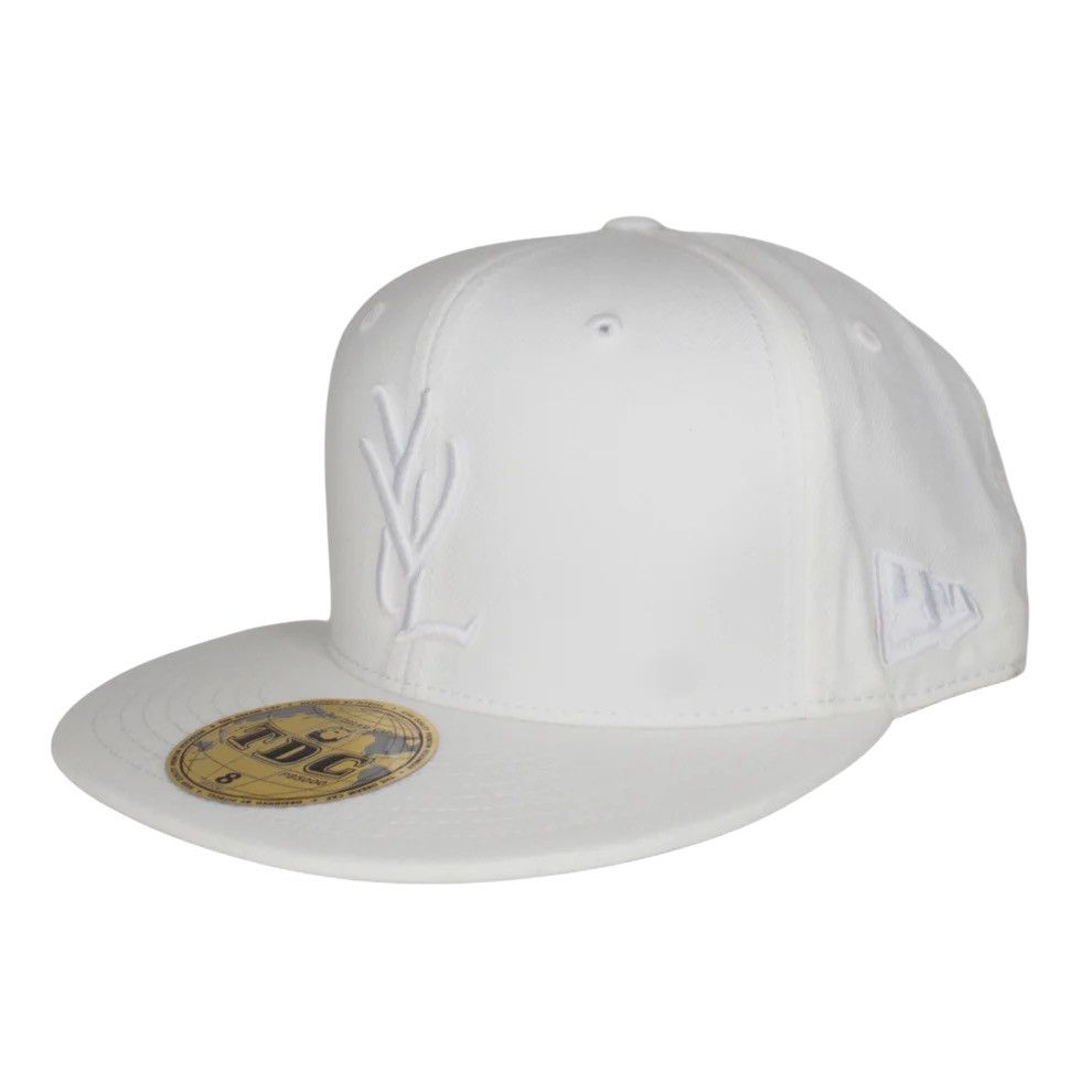 7 5/8 PLAYBOI CARTI YVL FITTED WHITE ON WHITE HAT ❤️✓ OPIUM