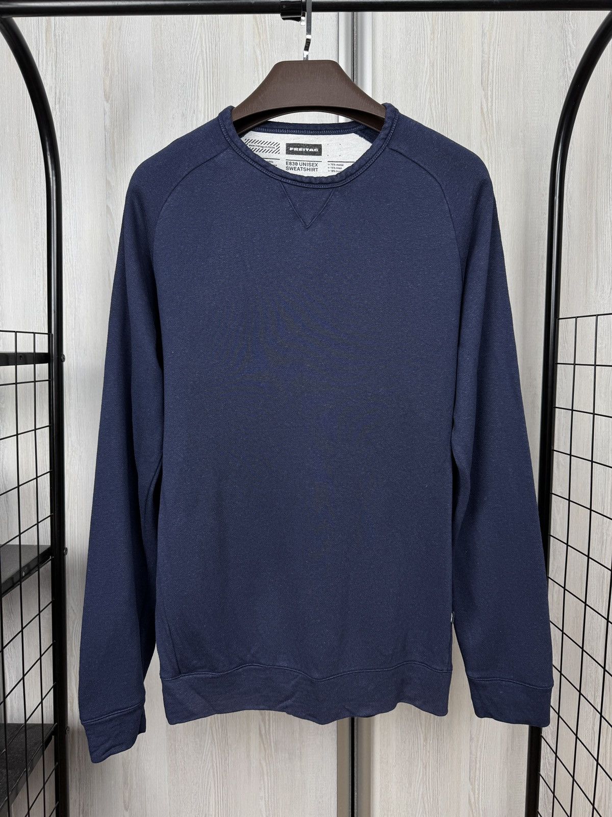Freitag Freitag E830 Unisex vintage sweatshirt 00s y2k blue Size US L / EU 52-54 / 3 - 2 Thumbnail