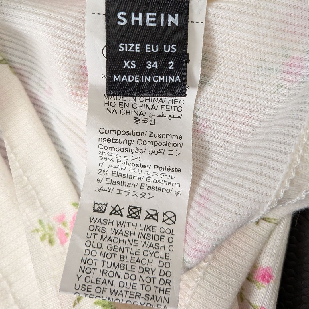 Shein Shein Cottagecore V-Scoop Neck Floral Top | Women's XS Size XS / US 0-2 / IT 36-38 - 3 Thumbnail