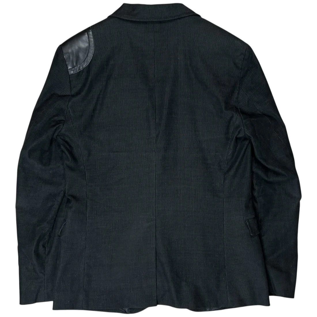 Dirk Bikkembergs Dirk Bikkembergs Leather Applicated Corduroy Blazer Size US S / EU 44-46 / 1 - 3 Thumbnail