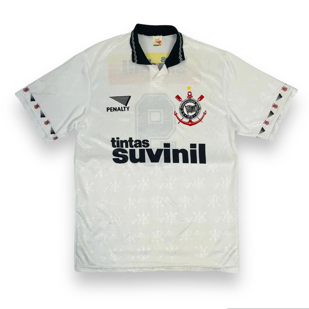 Vintage Vintage Corinthians Brazil 1995 Home Penalty Size US L / EU 52-54 / 3 - 1 Thumbnail