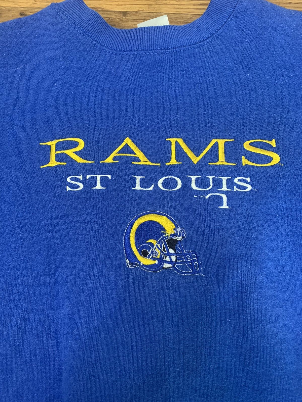 Fruit Of The Loom × Vintage Vintage St. Louis Rams Sweaters Size US L / EU 52-54 / 3 - 4 Thumbnail