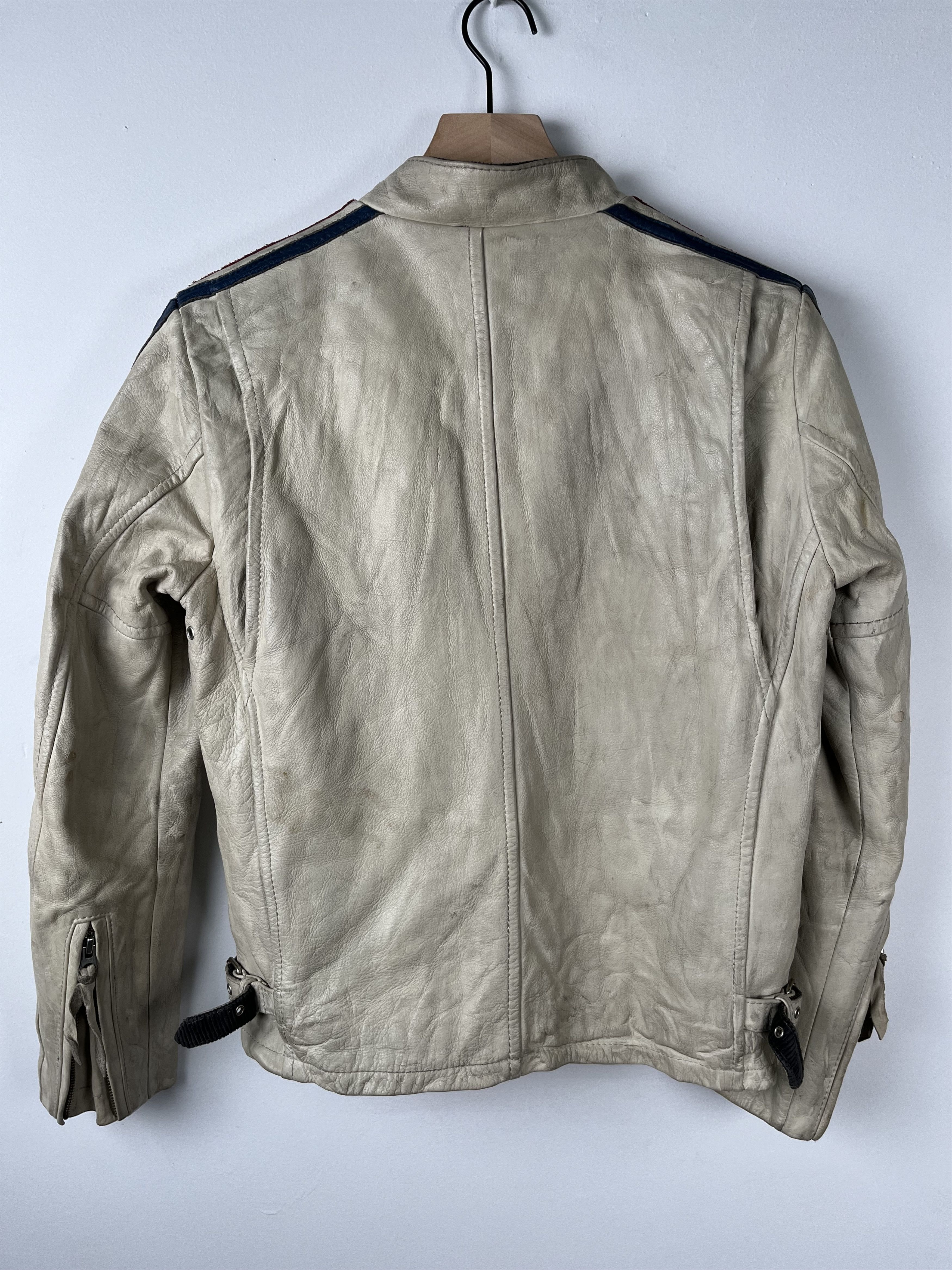 Schott Schott Leather Motocross Cafe Racer Jacket Size US S / EU 44-46 / 1 - 6 Thumbnail