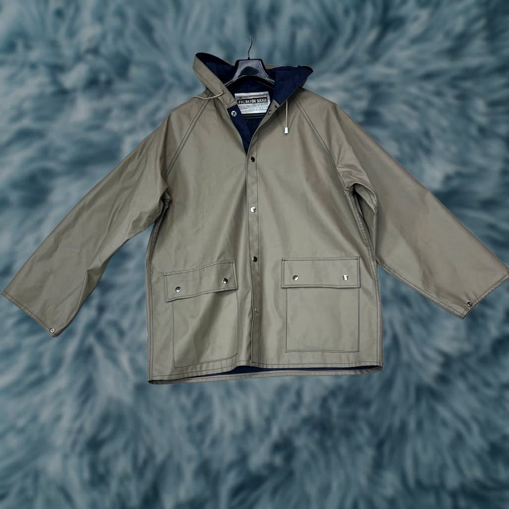 Weatherproof VINTAGE American Clearwater Jacket Parka Waterproof Stadium Jacket Beige L Mens USA Weatherproof Vinyl USA Theme Mens L Size US L / EU 52-54 / 3 - 1 Thumbnail