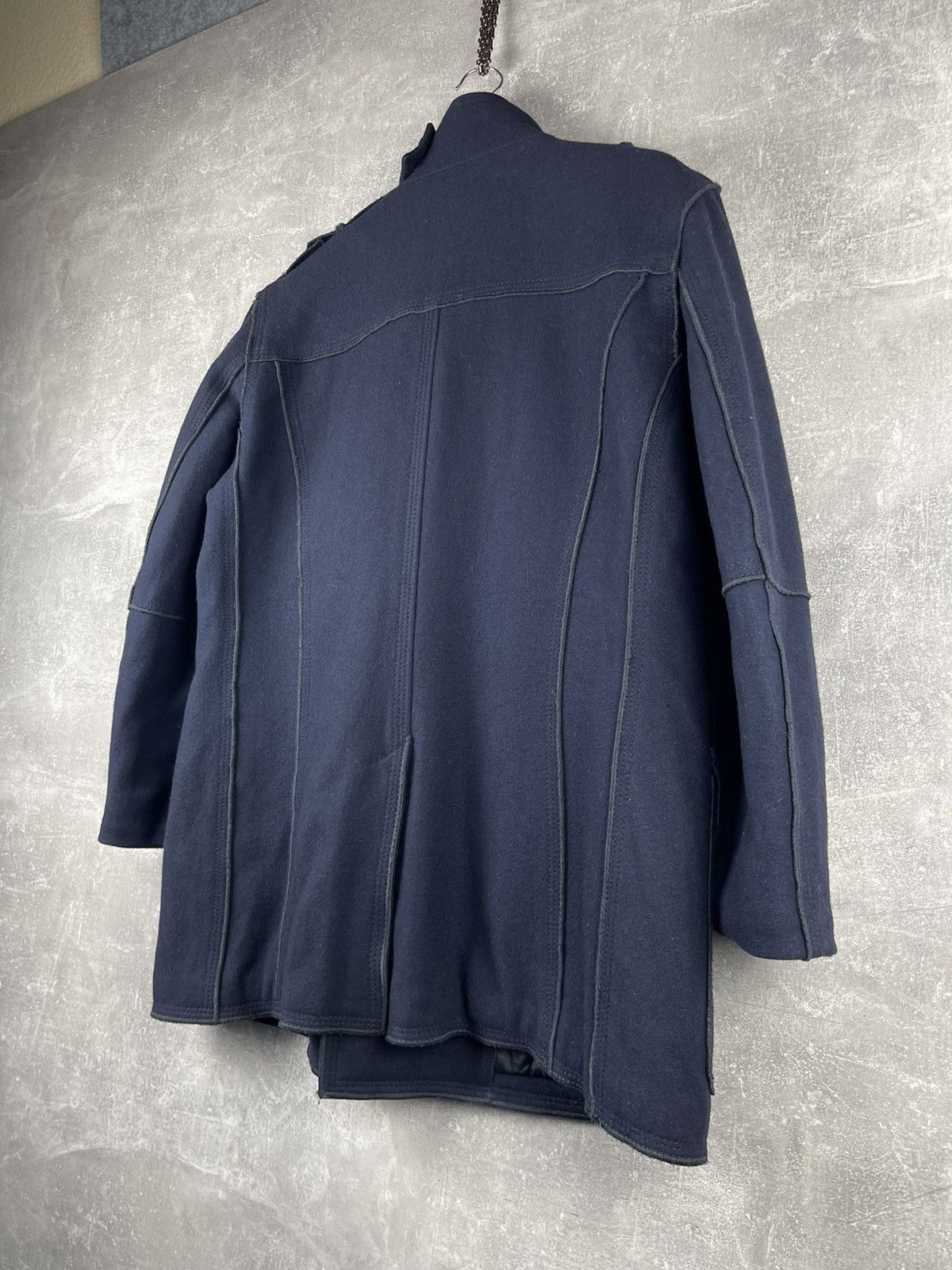 Dolce & Gabbana Dolce &Gabbana Vintage Military Wool Double Breasted Peacoat Size US L / EU 52-54 / 3 - 8 Thumbnail