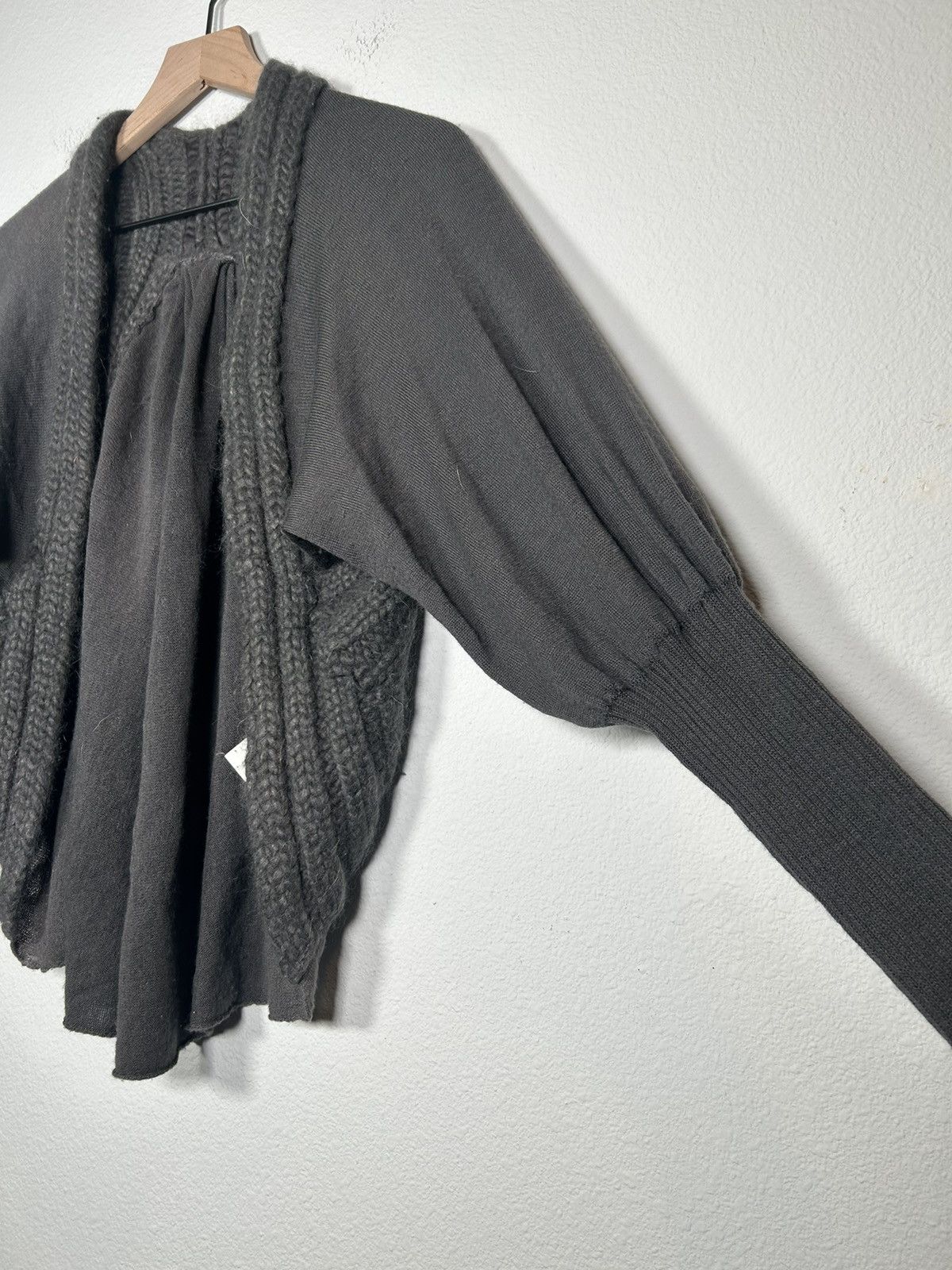 Rick Owens AW10 Gleam Mohair Wool Waterfall Balloon Cardigan Size US S / EU 44-46 / 1 - 3 Thumbnail