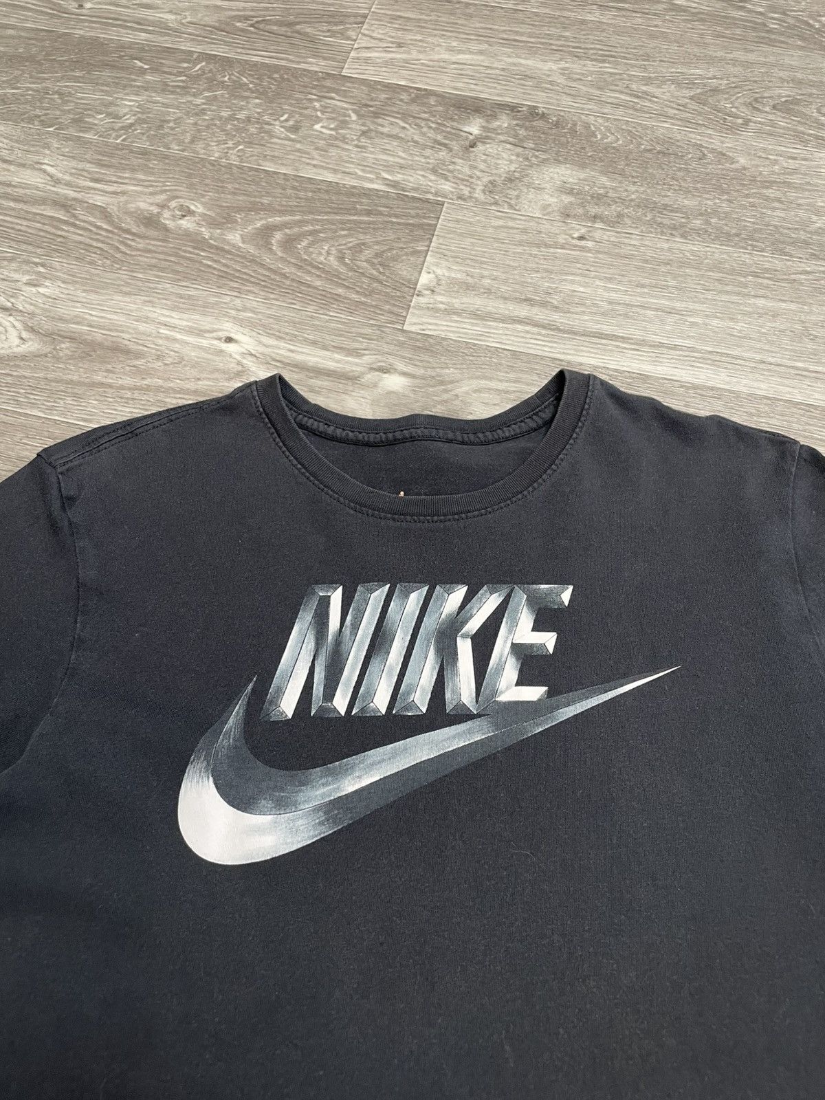 Nike Nike Black T-Shirt Size US S / EU 44-46 / 1 - 2 Thumbnail