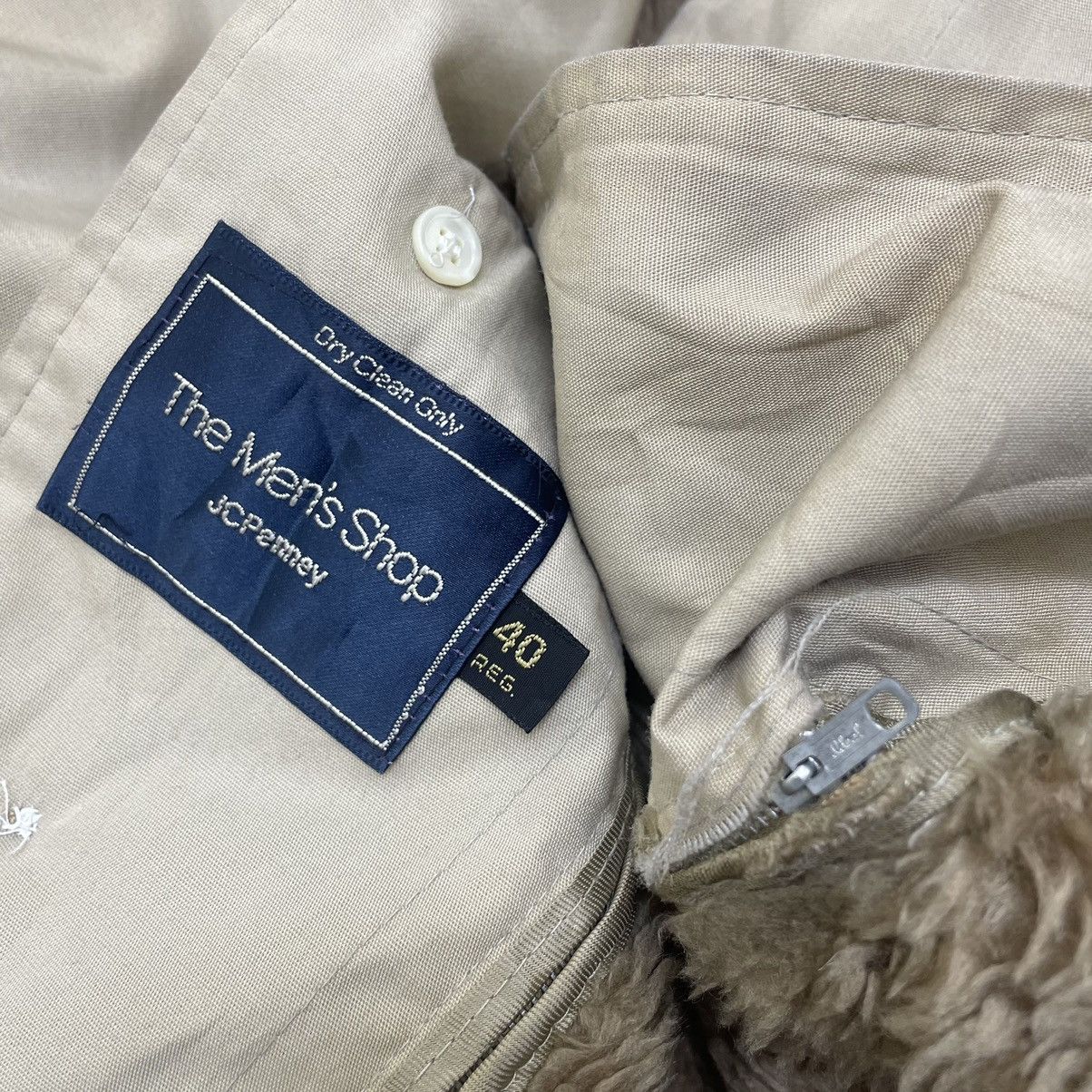 JCPenney 🔥Vintage JC Penny Trench Coat Fur Lining Jacket Size US M / EU 48-50 / 2 - 14 Thumbnail