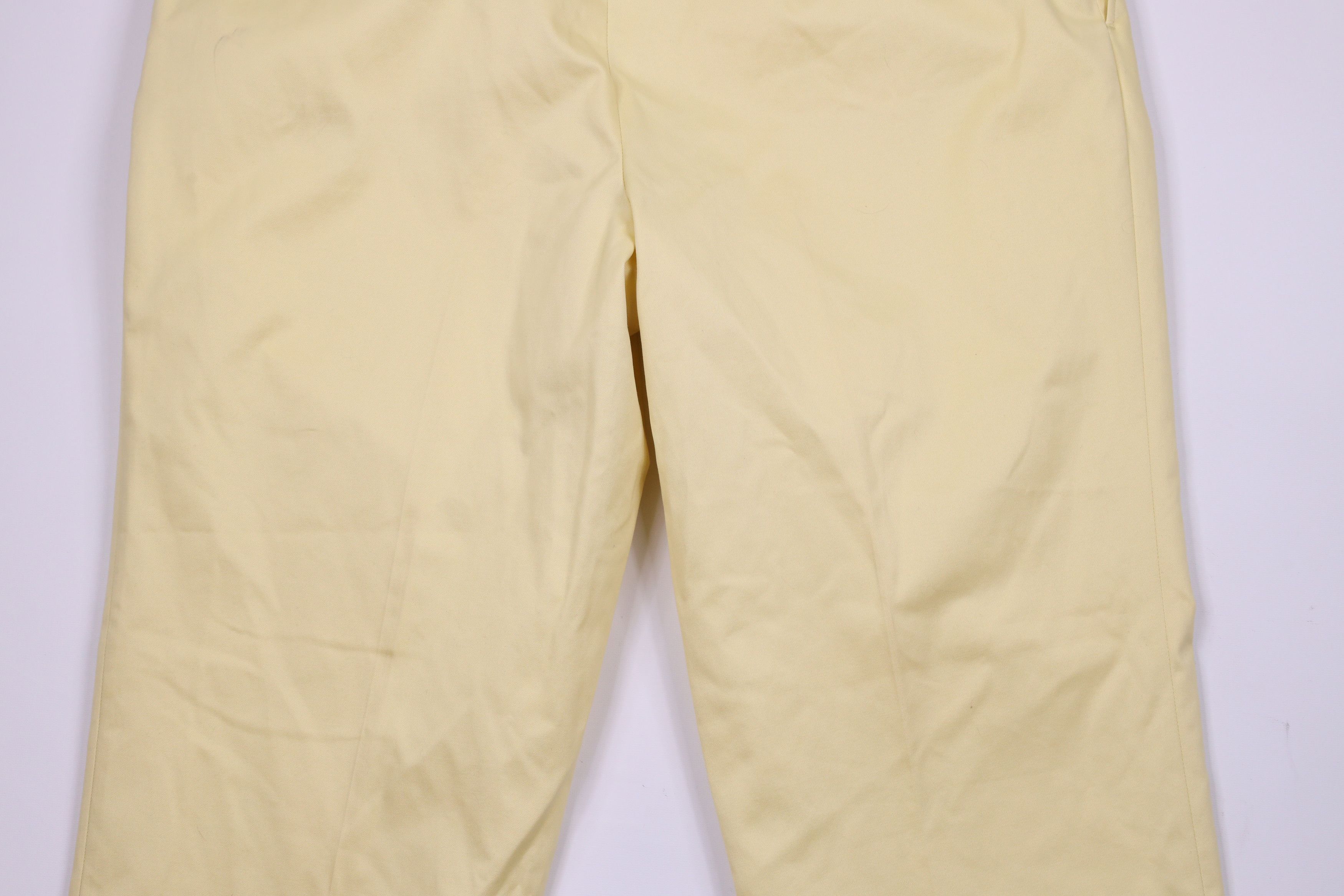 Lands' End × Vintage Vintage 90s Lands End Pleated Cuffed Wide Leg Chino Pants Size US 44 / EU 60 - 13 Thumbnail