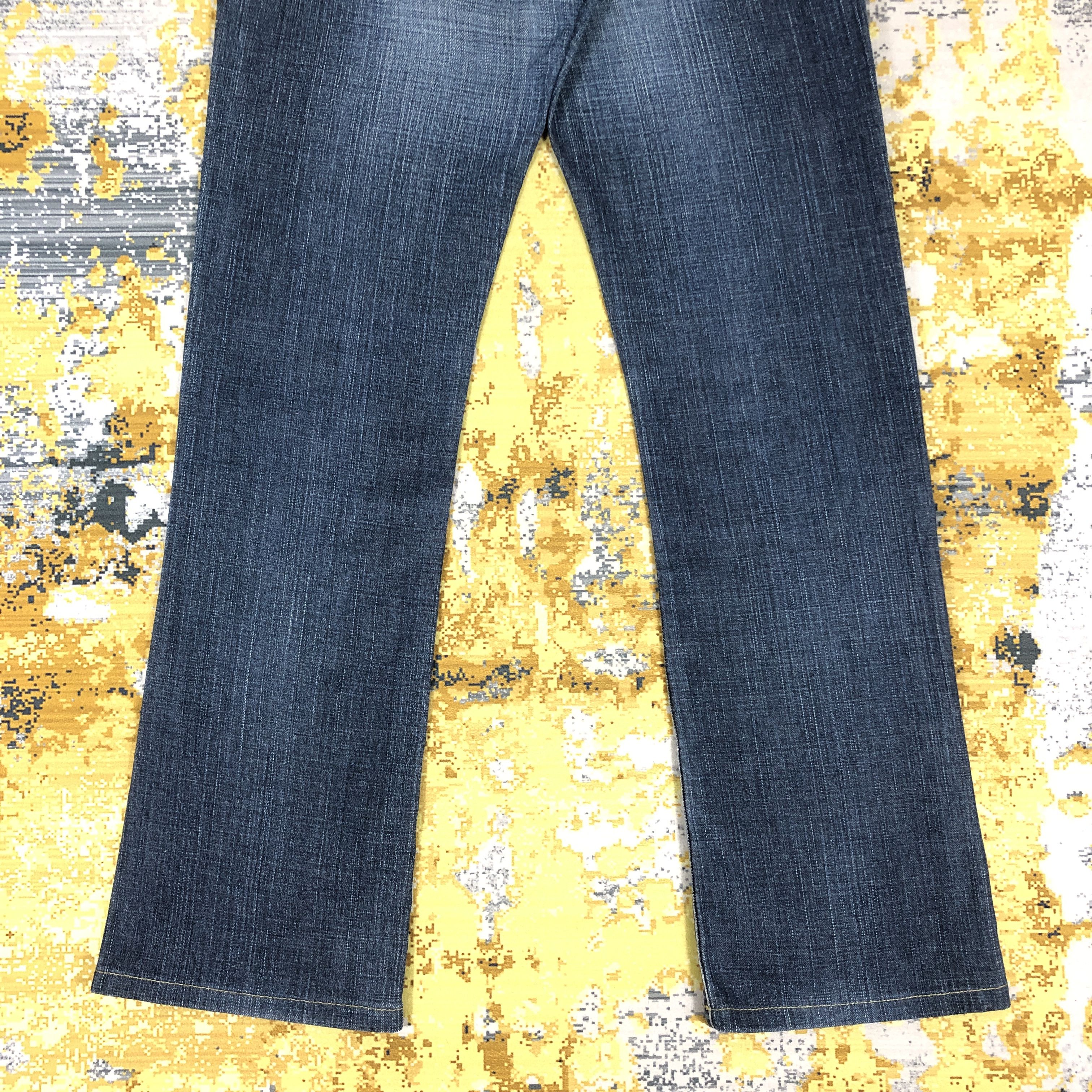 Edwin × Vintage Vintage Edwin Flare Jeans Blue Trip Denim 29 x 30.5 L1278 Size 29" - 6 Thumbnail