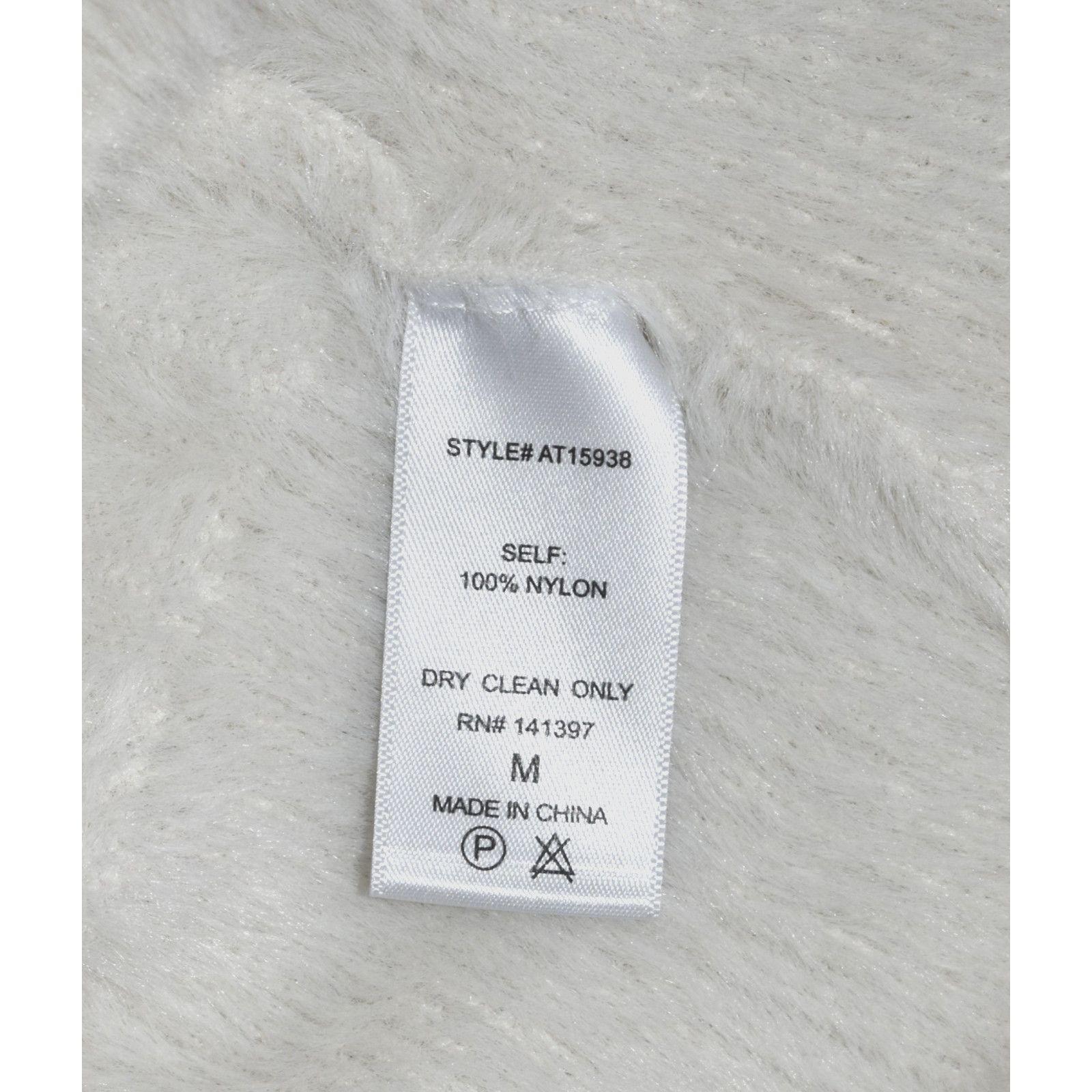 ASTR The Label ASTR THE LABEL Square Neck Fuzzy White Cropped Sweater Sz M Size M / US 6-8 / IT 42-44 - 7 Thumbnail