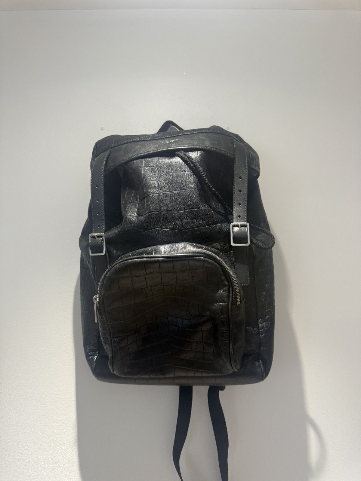 Saint Laurent Paris Saint laurent Backpack Leather Rare Size ONE SIZE - 1 Thumbnail