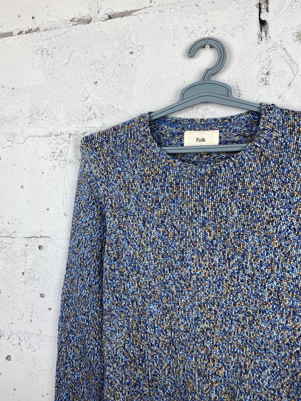 Folk × Vintage Folk Heavy Cable Knitted Wool Sweater Size 2 Size US M / EU 48-50 / 2 - 3 Thumbnail