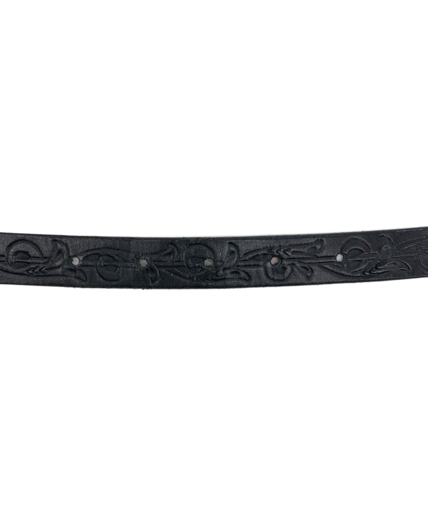 Needles NEEDLES EMBOSSED LEATHER BELT Size 32 - 4 Thumbnail