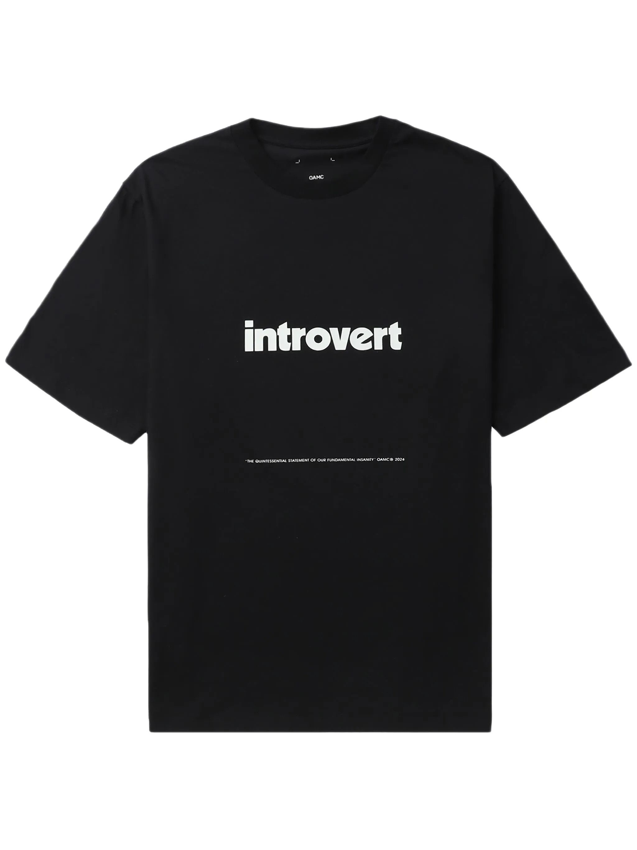 OAMC o1y0225 Crewneck T-Shirt in Black Size US XS / EU 42 / 0 - 1 Thumbnail