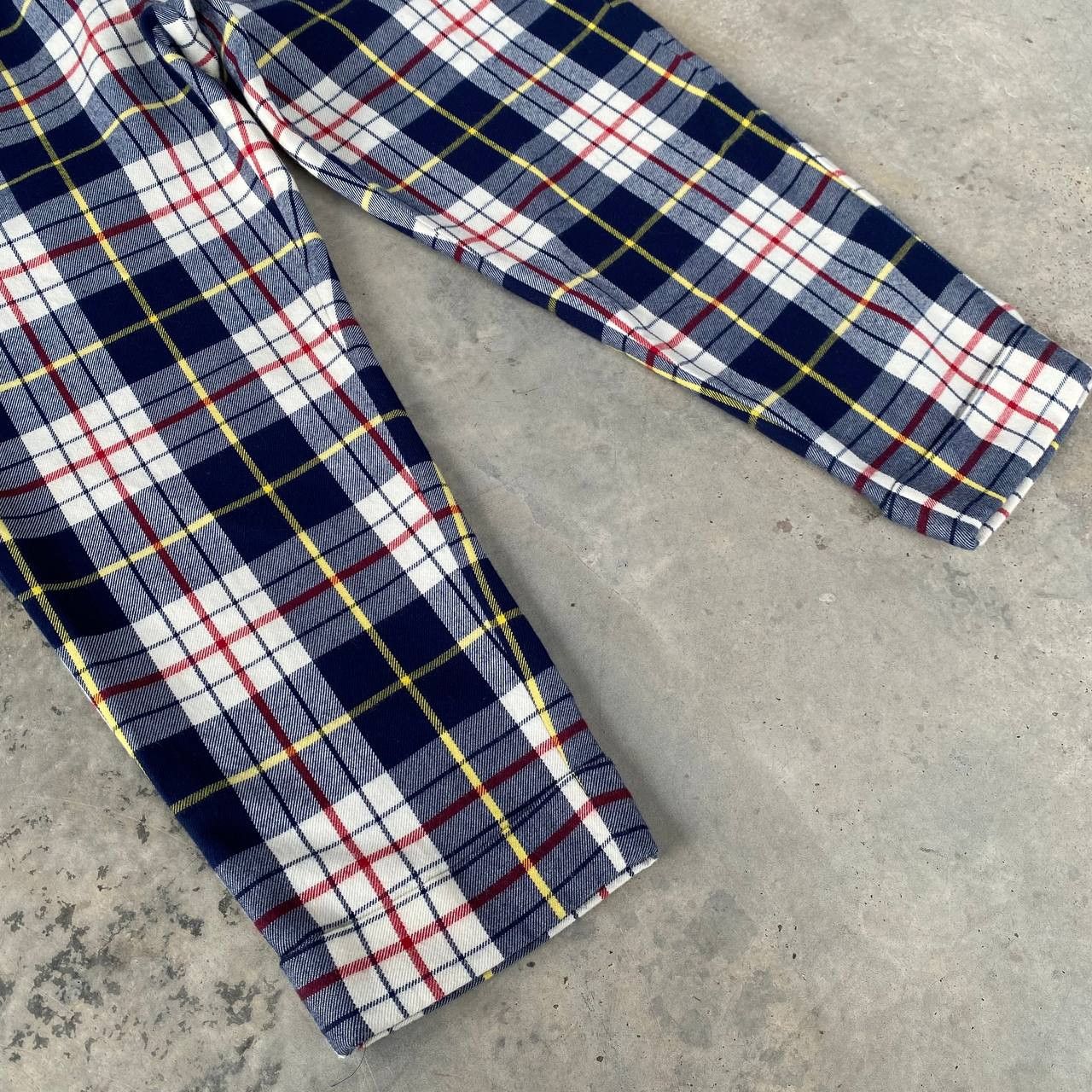 Issey Miyake Ne-net by Issey Miyake Plaid Cropped Pants Dance Punk Size US 30 / EU 46 - 2 Thumbnail