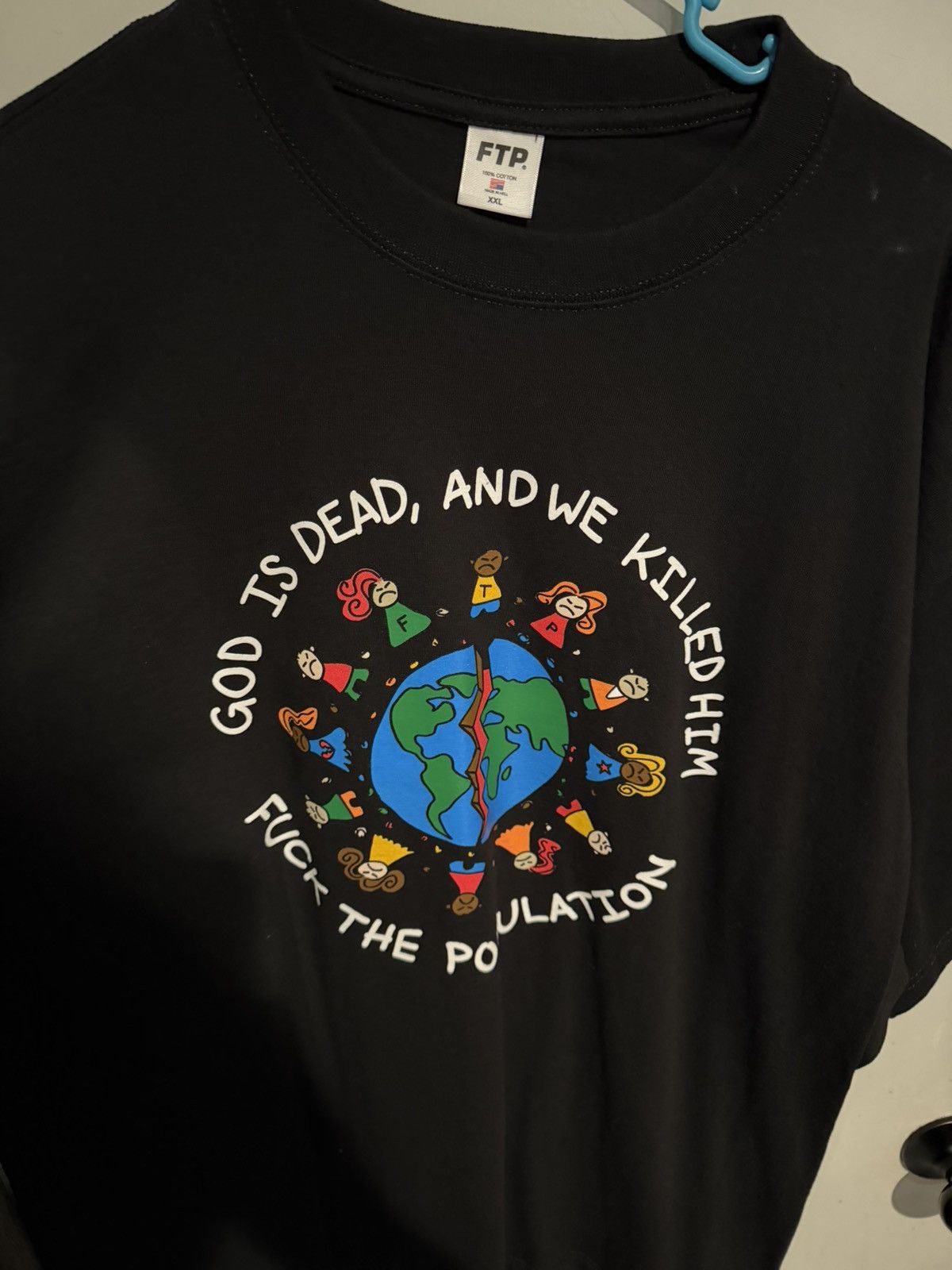 Fuck The Population FTP tee Size US XXL / EU 58 / 5 - 1 Thumbnail