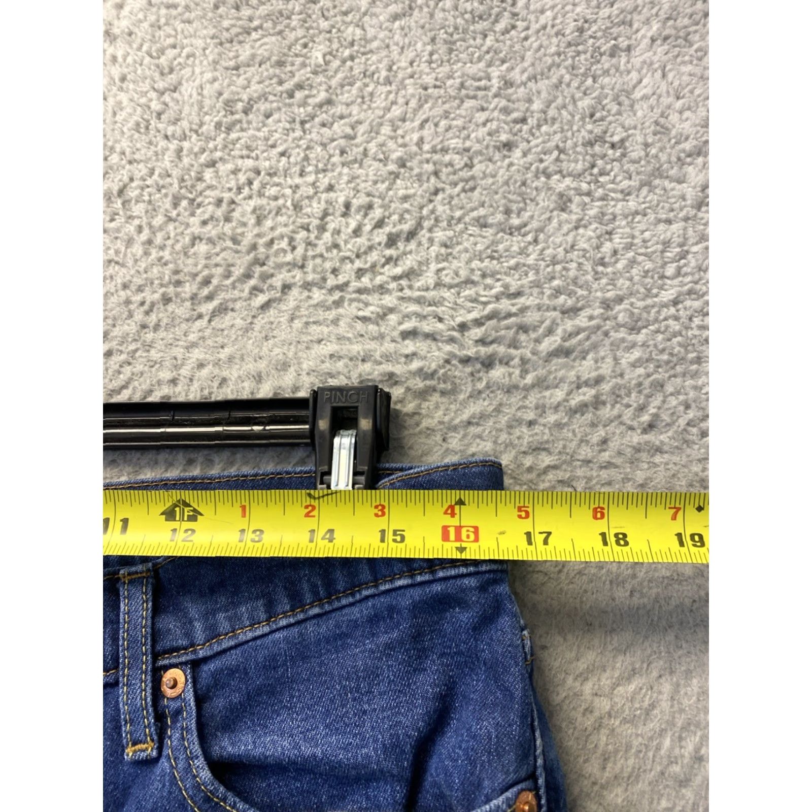 Levi's Levi’s Jeans 511 Big E Men Regular 33x34 Blue Denim Zip Button Straight Leg USA Size US 33 - 6 Thumbnail