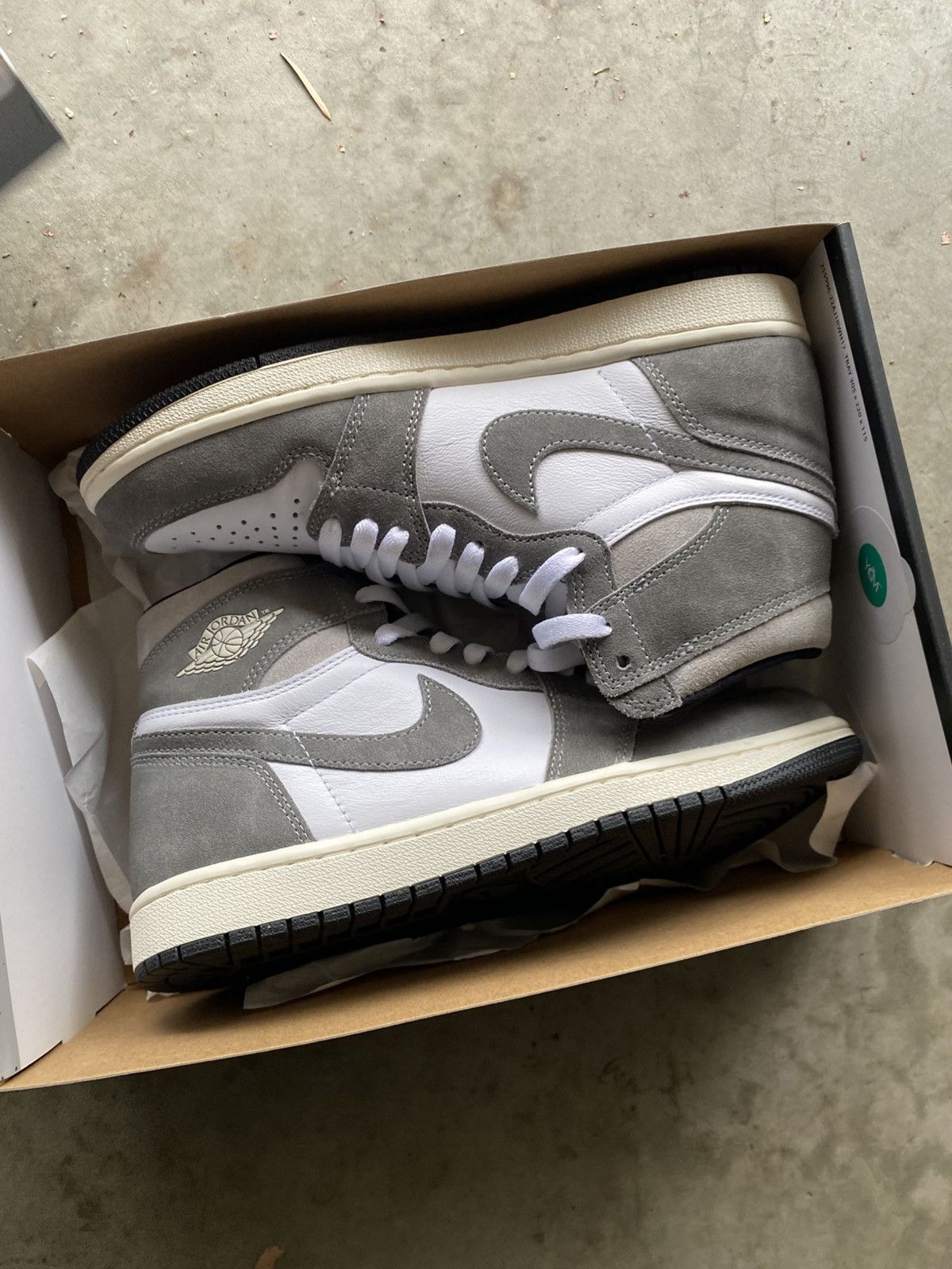 Jordan Brand Jordan 1 High Washed Black Size US 8 / EU 41 - 1 Thumbnail