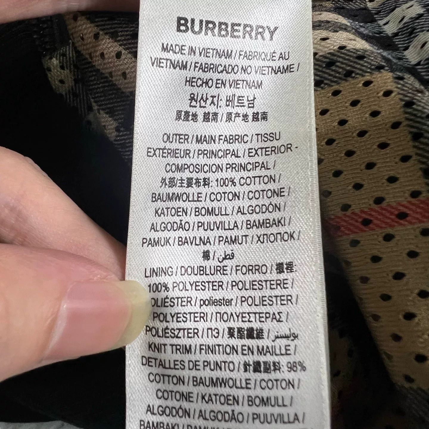 Burberry Burberry Zip Jacket Size L Size US L / EU 52-54 / 3 - 4 Thumbnail