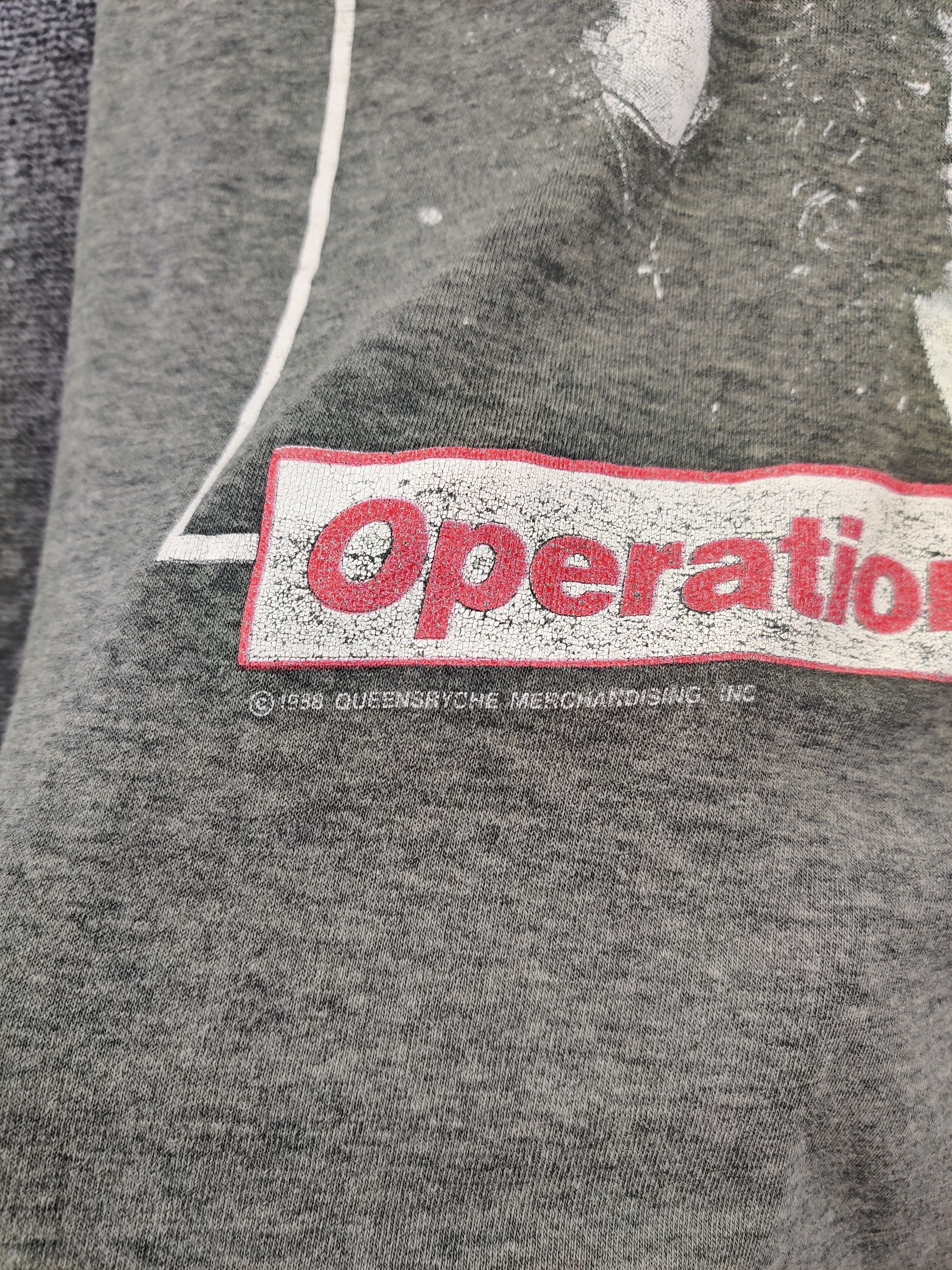 Band Tees Vintage 80s Queensryche Operation Mindcrime Tour Tee Tshirt Size US M / EU 48-50 / 2 - 9 Thumbnail