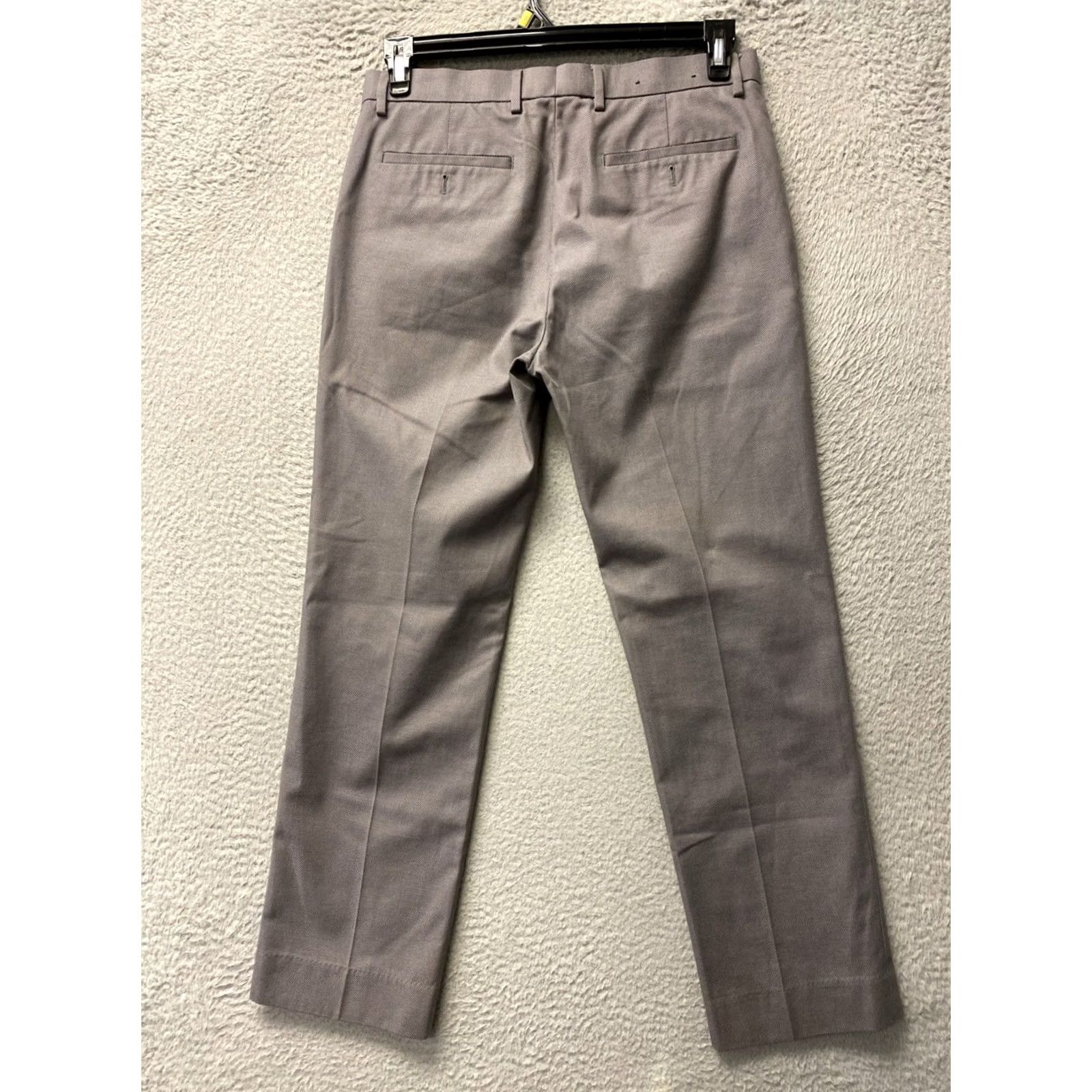 Banana Republic Banana Republic Dress Pants Mens 30x30 Slim Fit Cotton Gray Button Zip Flat Front Straight Leg Workwear Casual 30 in Inseam Mens Size US 30 / EU 46 - 7 Thumbnail