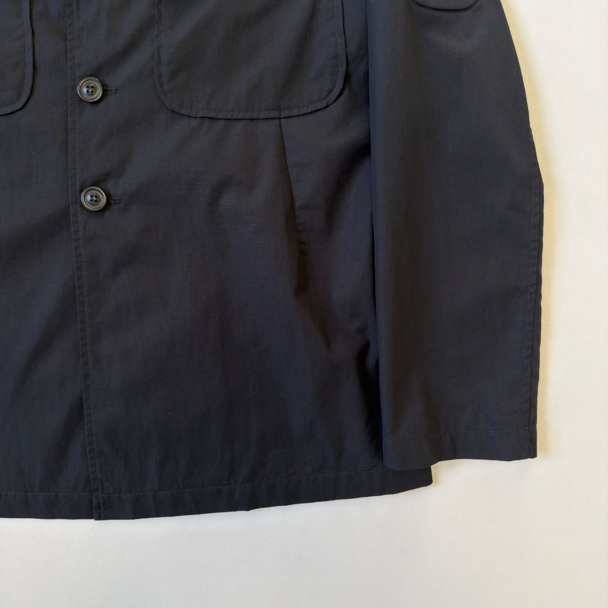 Maison Margiela S/S 19 Black Cotton Military Patch Over Shirt Size US M / EU 48-50 / 2 - 10 Thumbnail