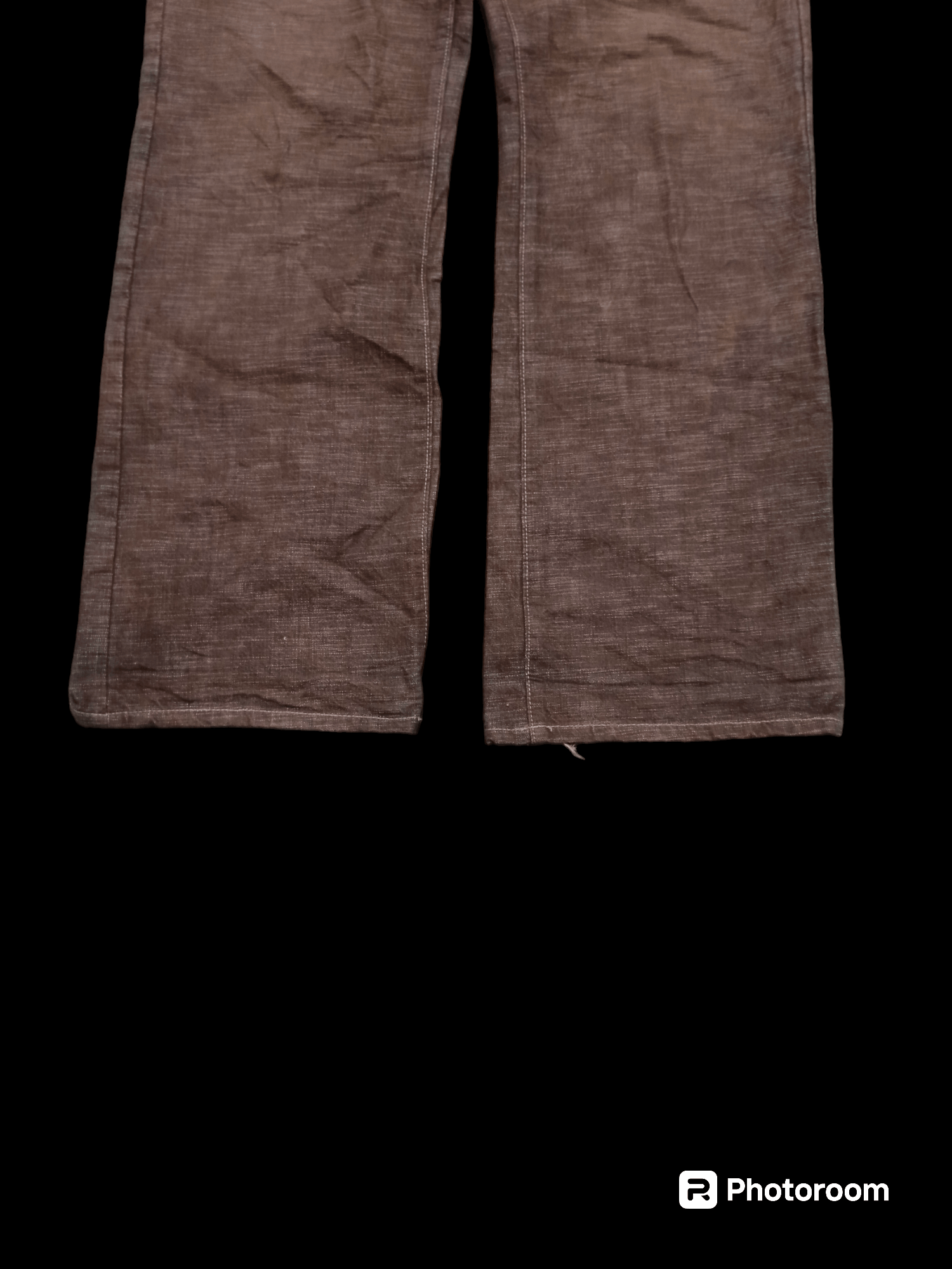 Japanese Brand FLARE RUSTY WILD KHAKIS DENIM PANTS Size US 33 - 6 Thumbnail